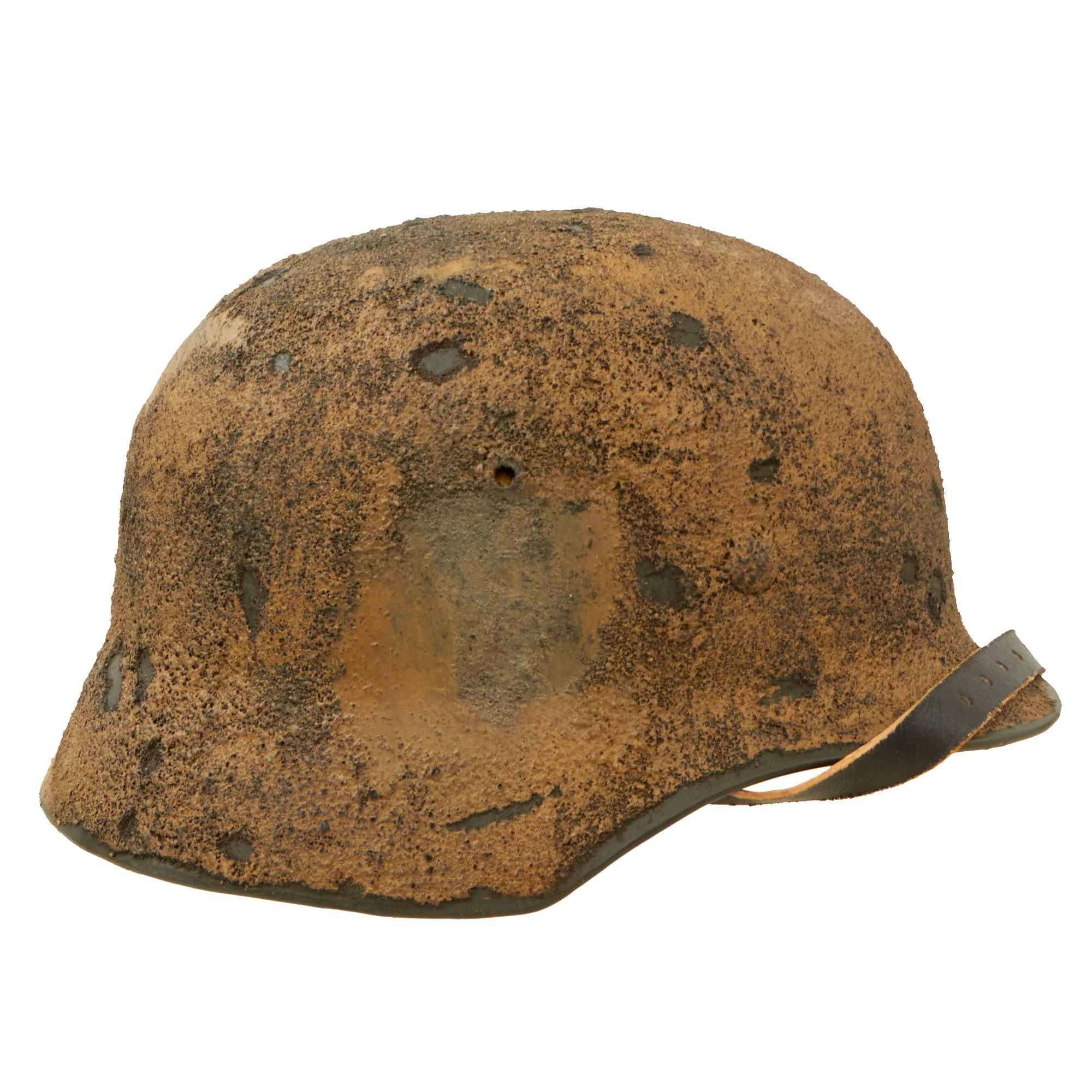German WWII M35 Steel Helmet - Textured Afrikakorp 21st Panzer Division