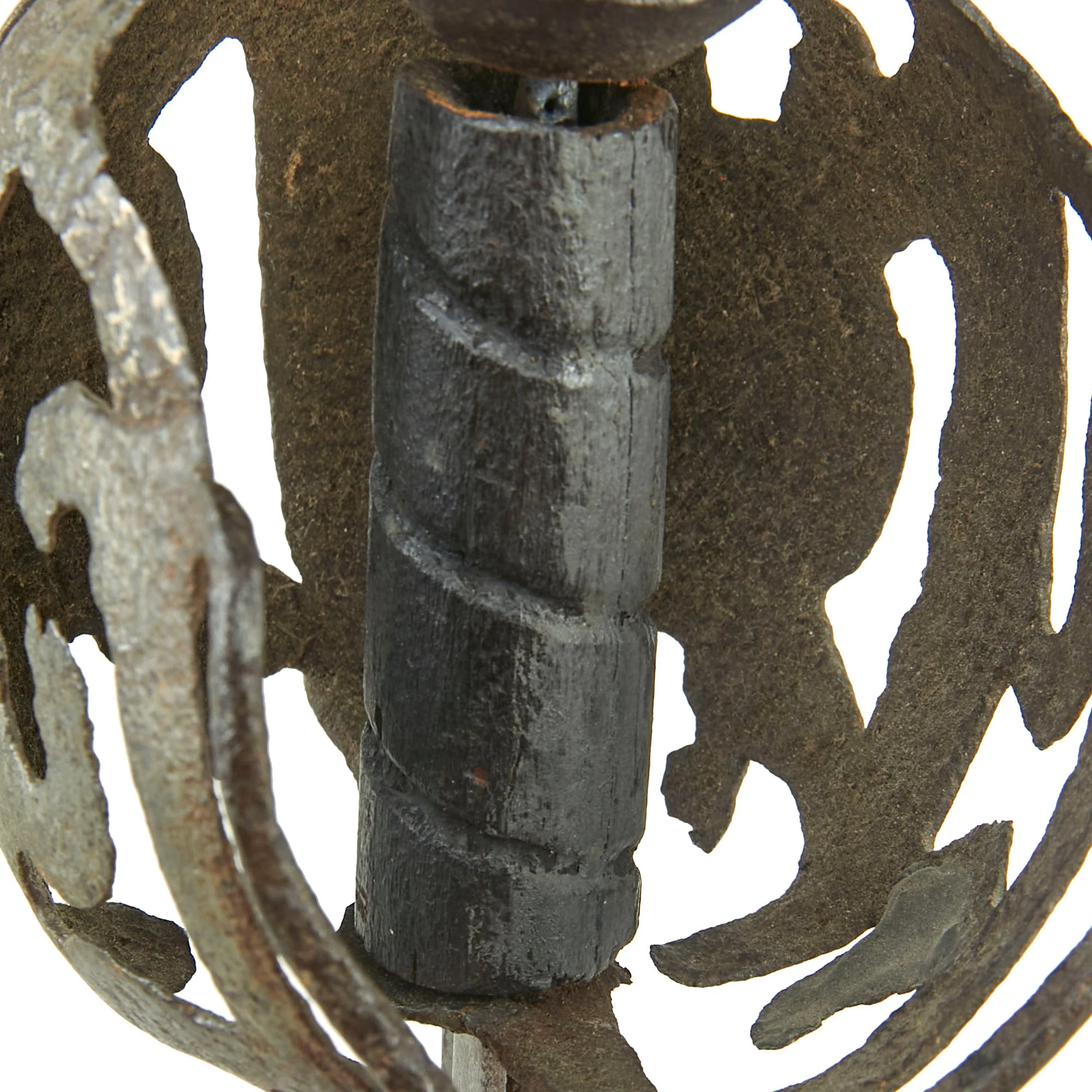 Original 17th Century Scottish 1715 Jacobite Rebellion Basket Hilt Broadsword Marked Andrea Ferara with Solingen “Running Wolf” - C. 1680 - Image 7