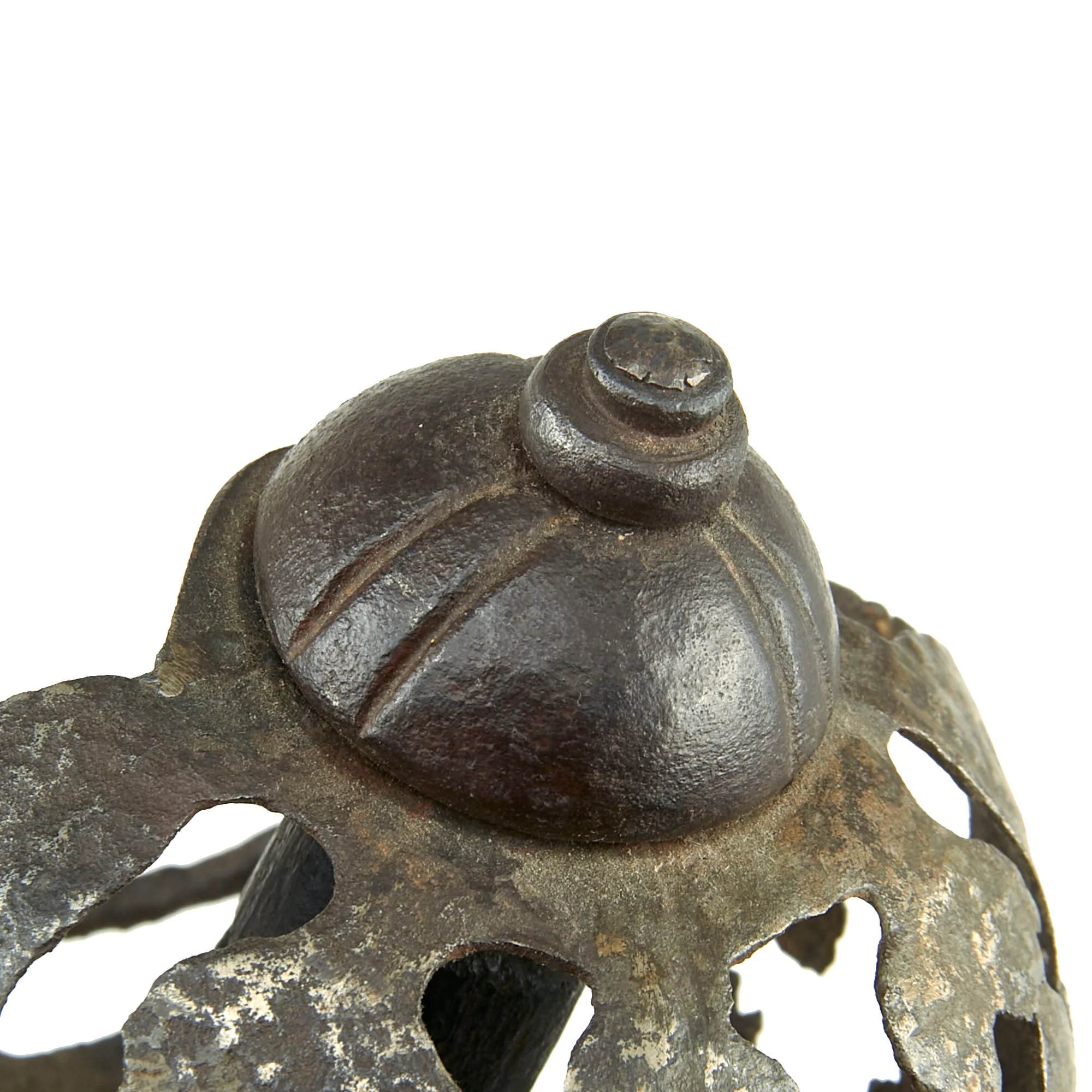 Original 17th Century Scottish 1715 Jacobite Rebellion Basket Hilt Broadsword Marked Andrea Ferara with Solingen “Running Wolf” - C. 1680 - Image 8