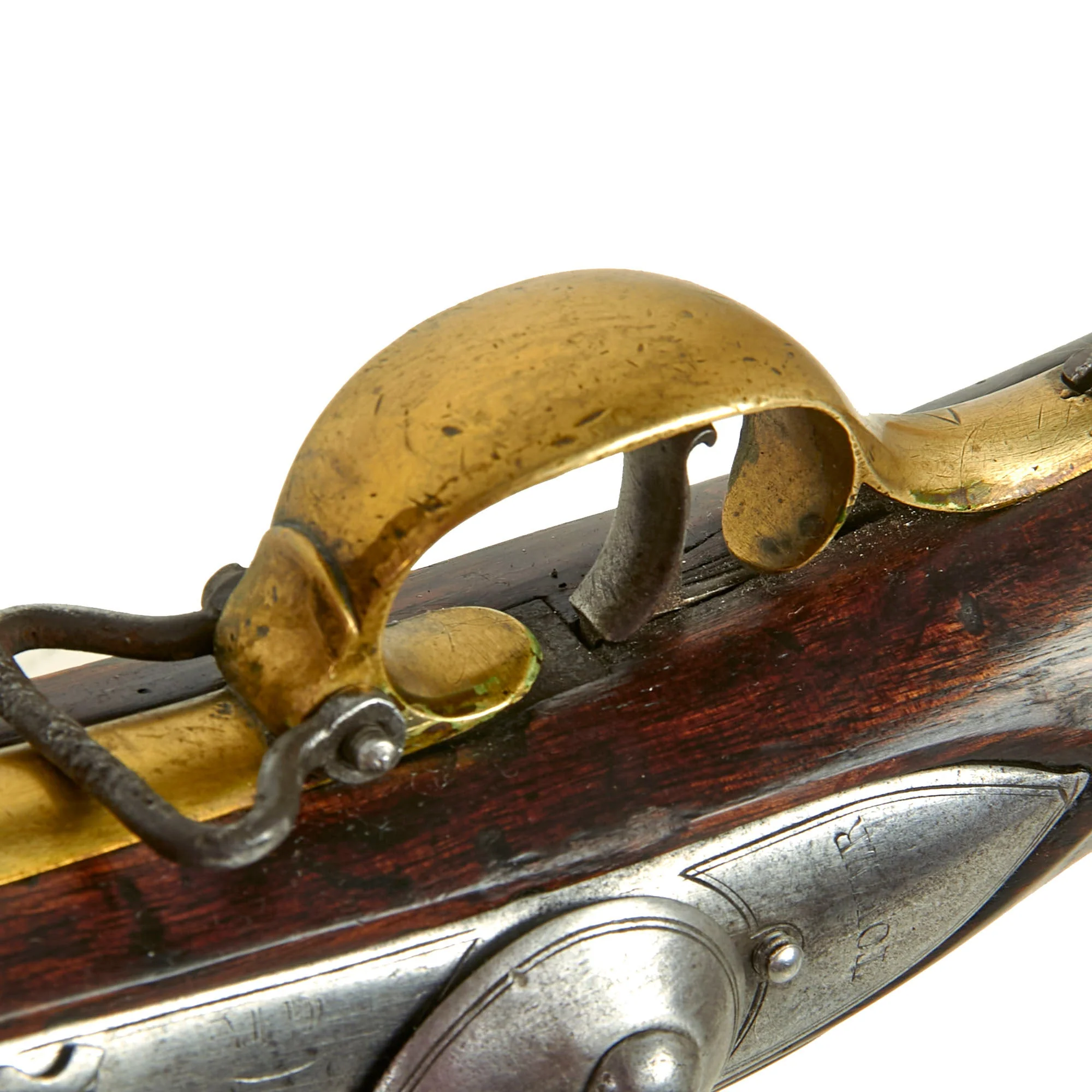 Original 18th Century British Pattern 1757 Marine Flintlock Short Musket Marked to the Glamorgan Militia - Circa 1760 - Image 13