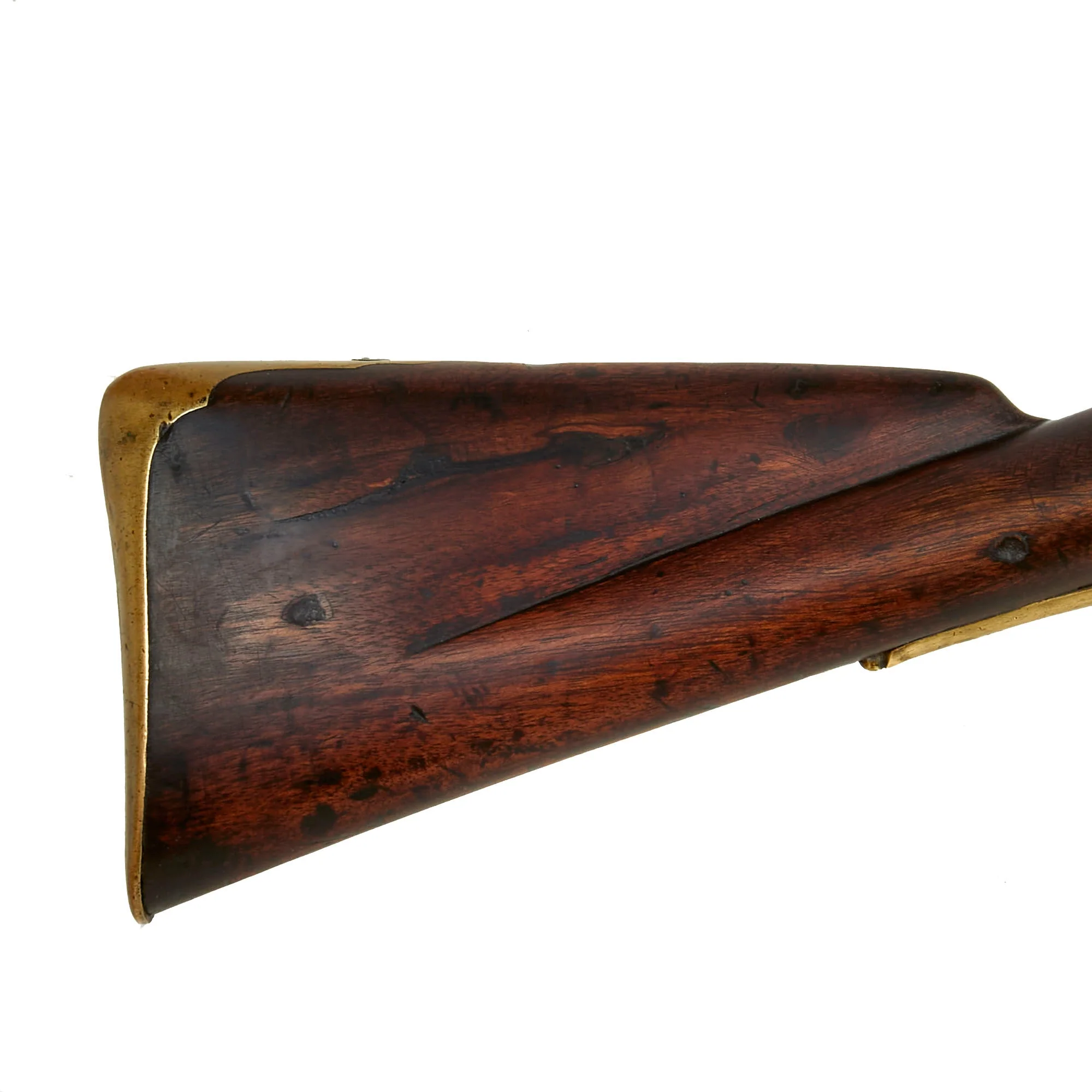 Original 18th Century British Pattern 1757 Marine Flintlock Short Musket Marked to the Glamorgan Militia - Circa 1760 - Image 16