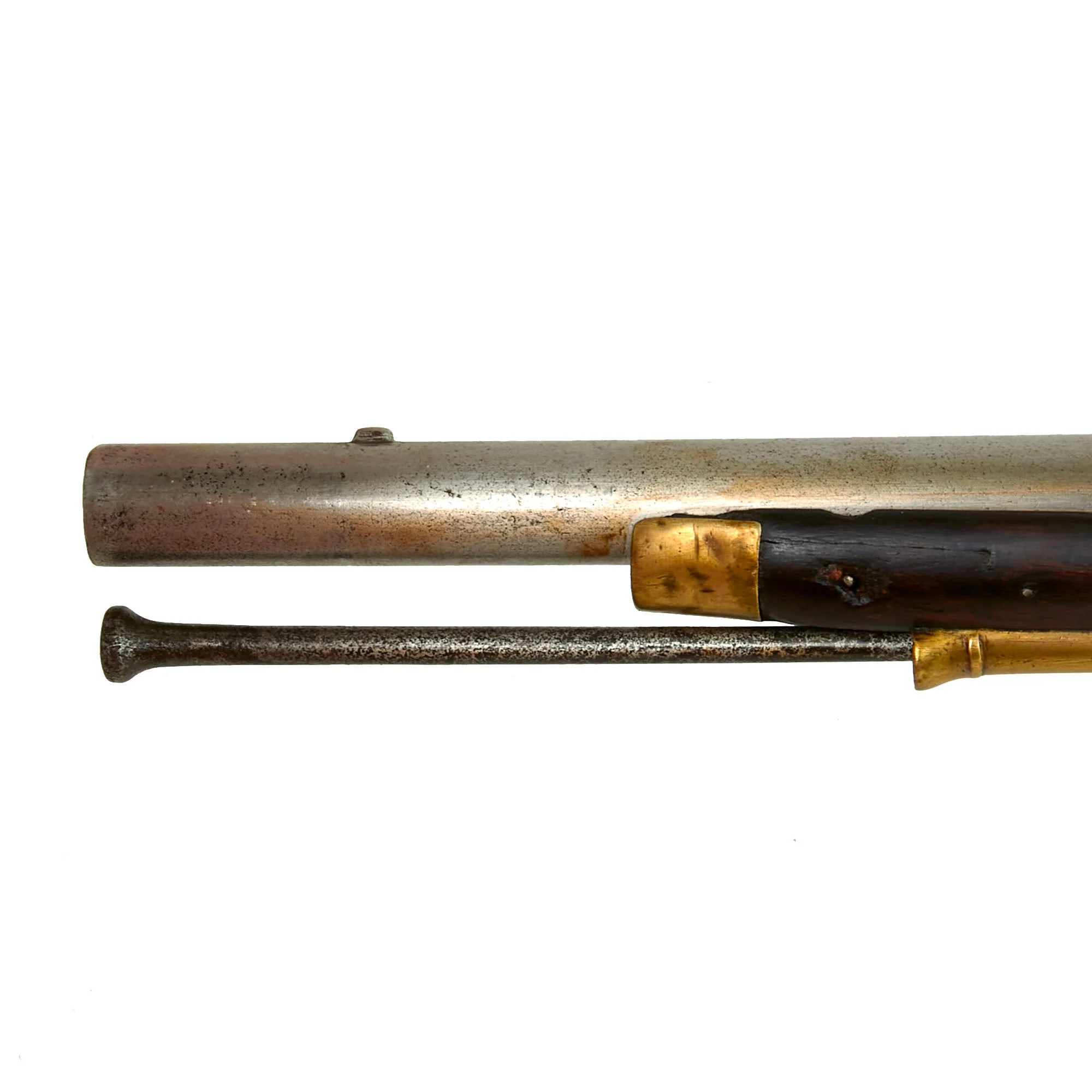 Original 18th Century British Pattern 1757 Marine Flintlock Short Musket Marked to the Glamorgan Militia - Circa 1760 - Image 19