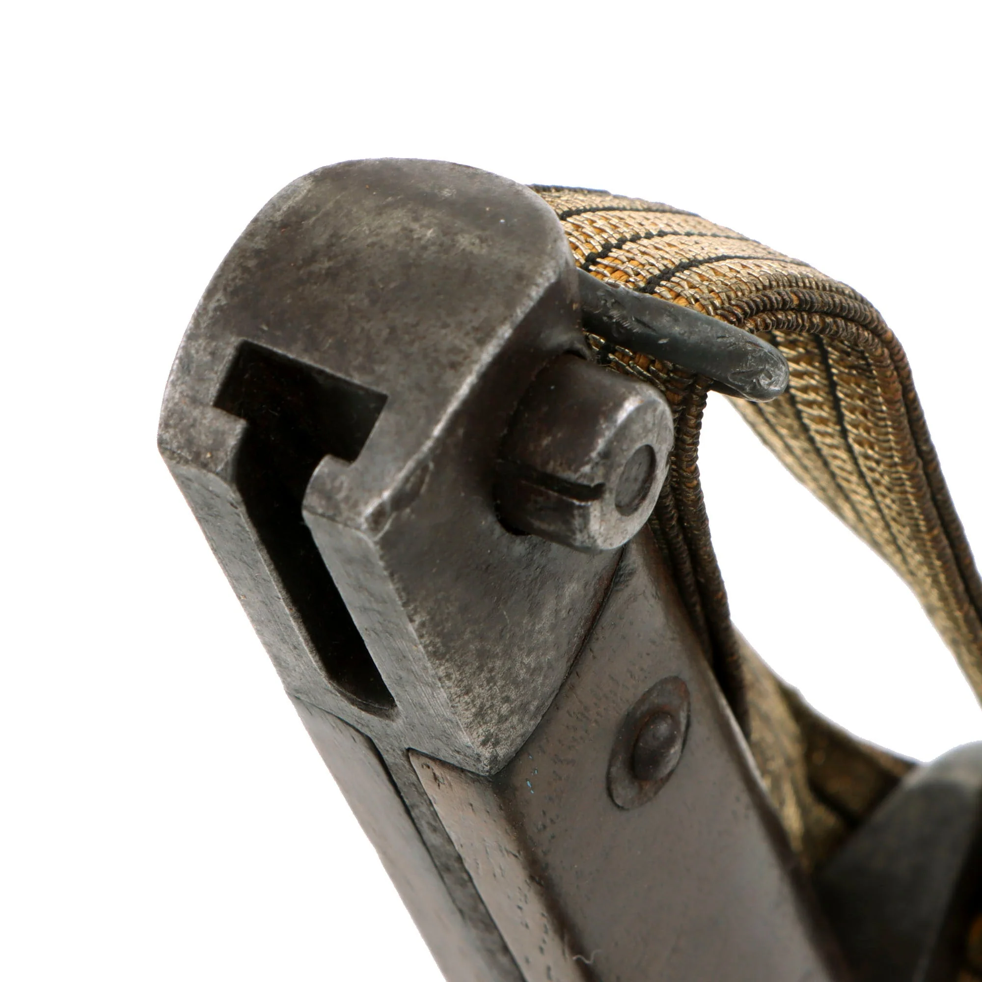 Original Austrian WWI Mannlicher M1895 NCO Bayonet by ŒWG Steyr with Hook Quillon, “Loyal Until Death” Etched Blade & Troddle Knot - Featured in To The Hilt The Austrian Bayonet by David F. Machnicki - Image 15