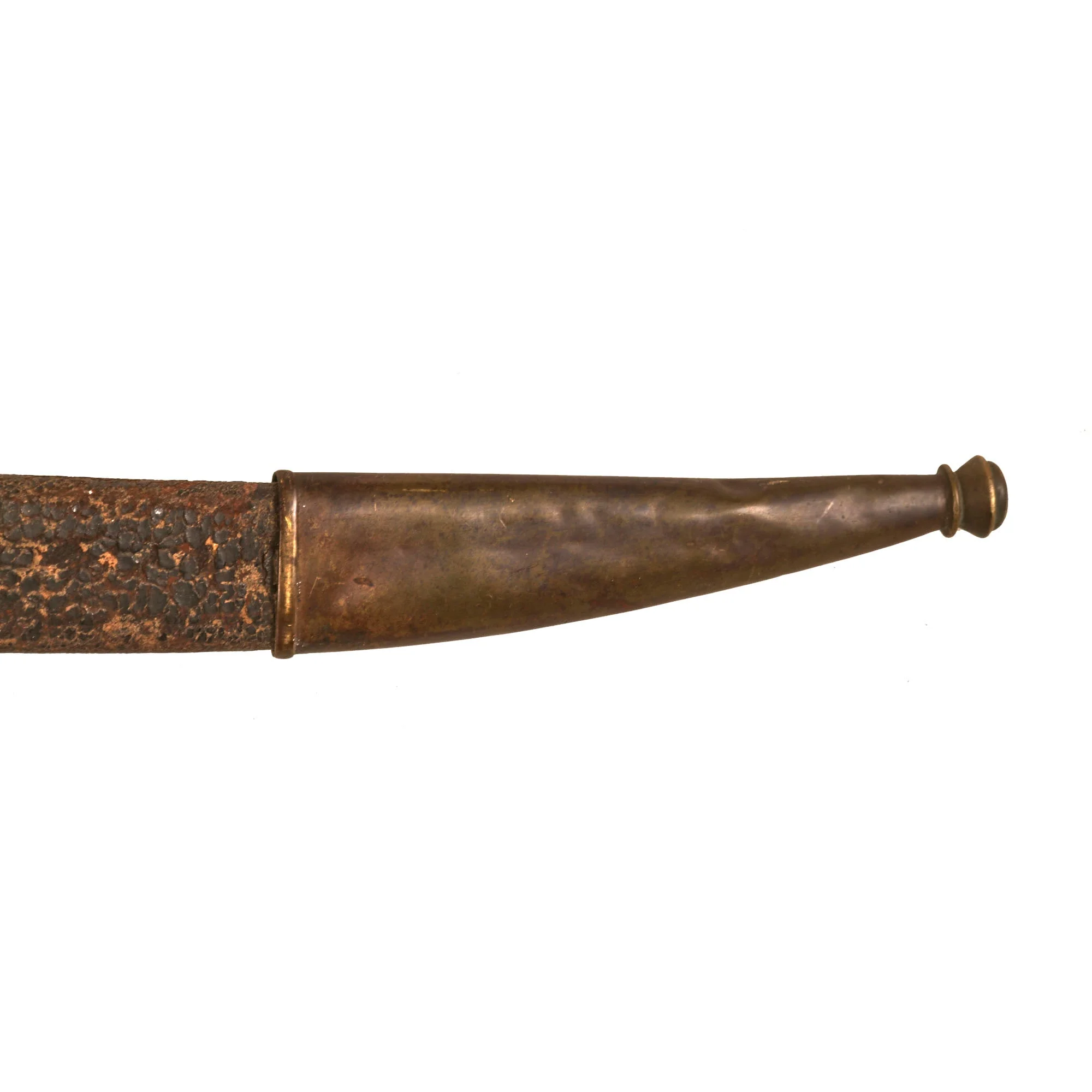 Original British American Revolutionary War Era Silver-Mounted Lion’s Head Officer’s Cuttoe Sword with Arsenic-Dyed Bone Grip & Chain Guard with Scabbard by James Woolley of Birmingham - Image 12