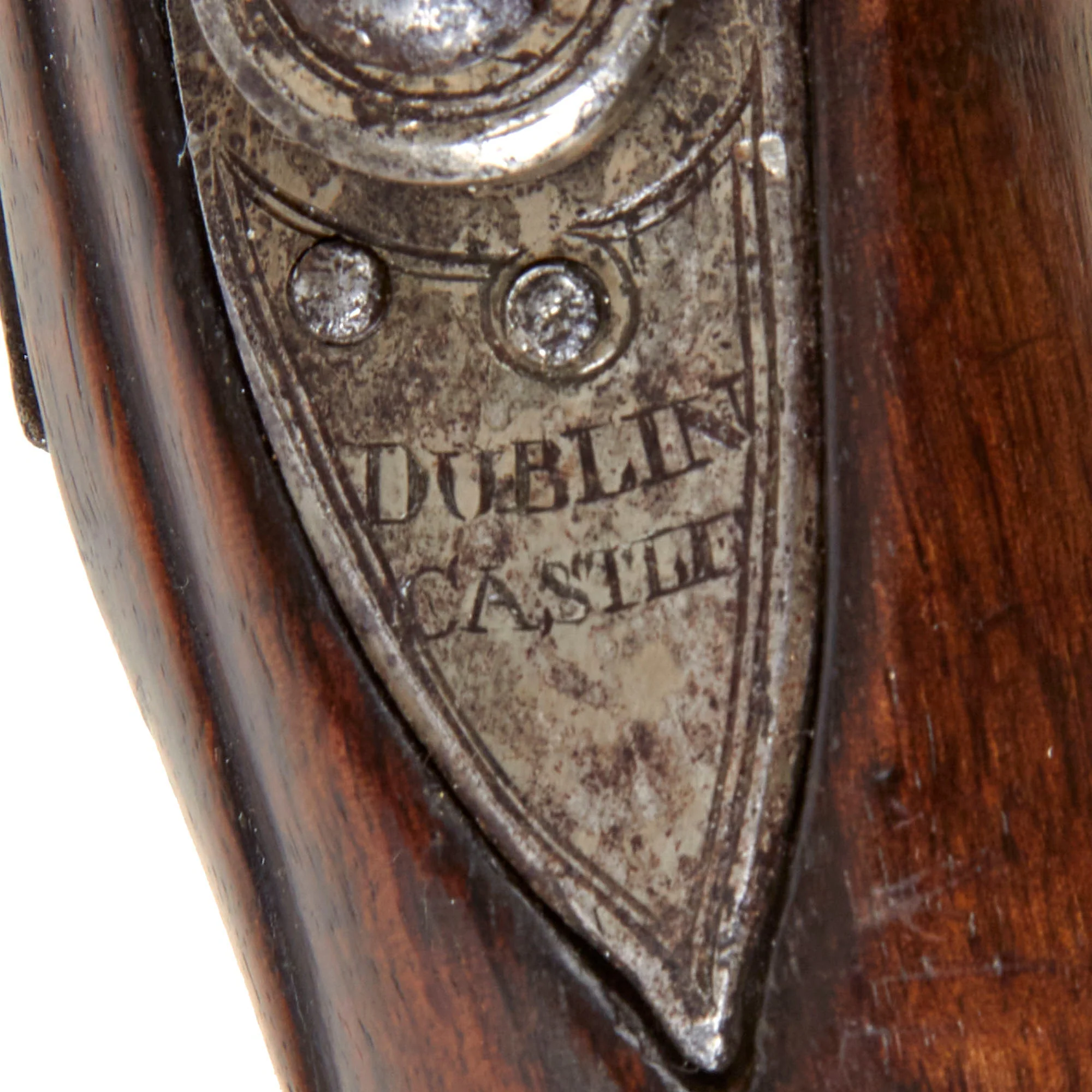 Original British Napoleonic Dublin Castle P-1796 Flintlock Light Dragoon Pistol with Ring Neck Hammer - Circa 1805 - Image 5