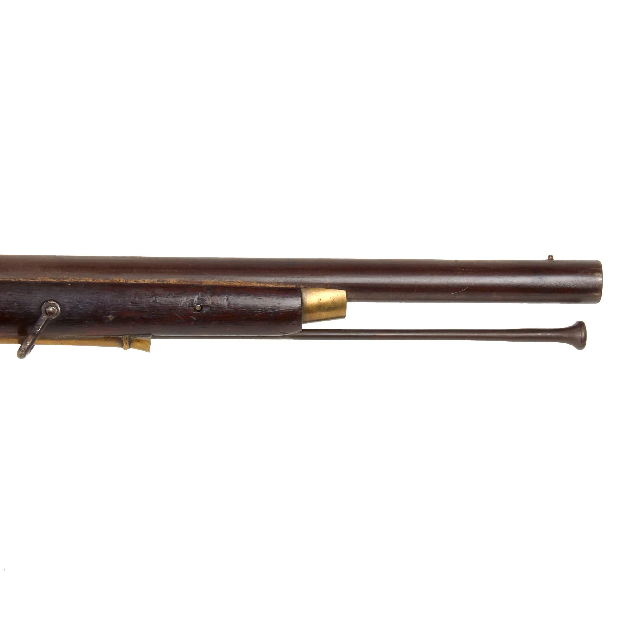 Original British Napoleonic Era P-1796 Third Model Tower Brown Bess Flintlock Musket with Original Plum Finish on Barrel - Image 11