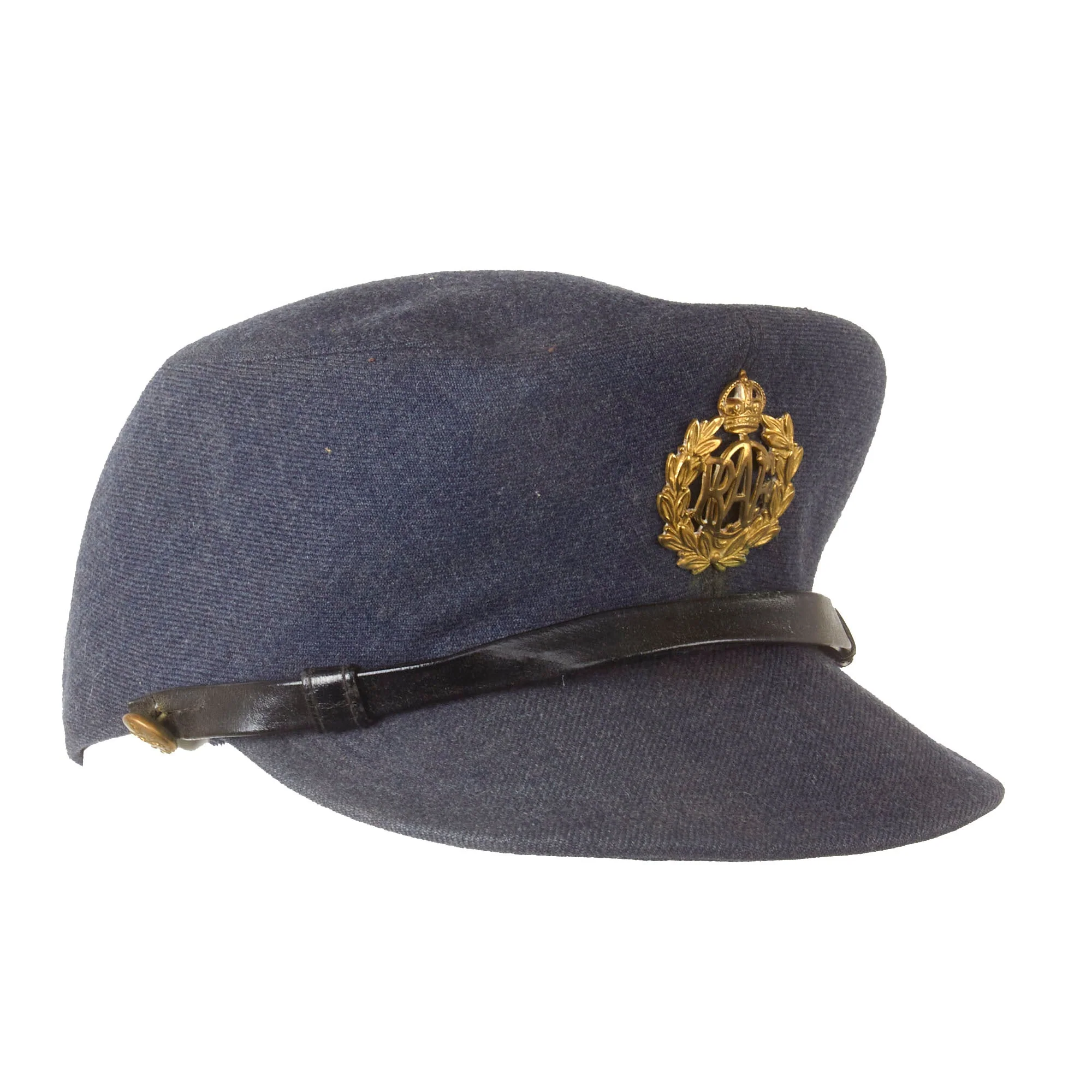 Original Canadian WWII RCAF Royal Canadian Air Force Women's Auxiliary's Service Cap by Principal Hat & Cap of Montreal - Dated 1943 - Image 5