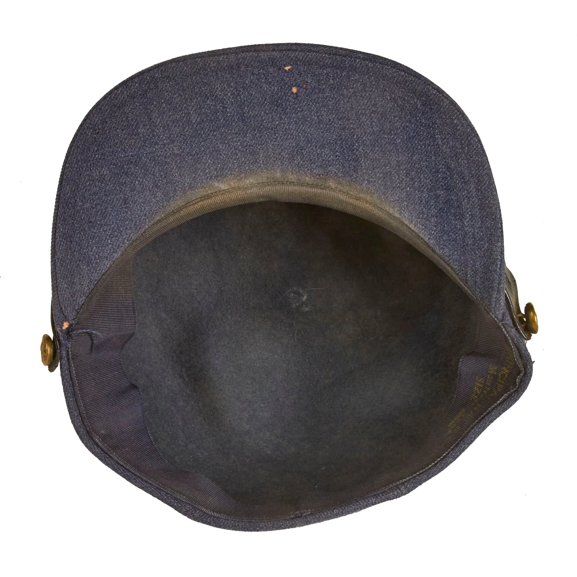 Original Canadian WWII RCAF Royal Canadian Air Force Women's Auxiliary's Service Cap by Principal Hat & Cap of Montreal - Dated 1943 - Image 8
