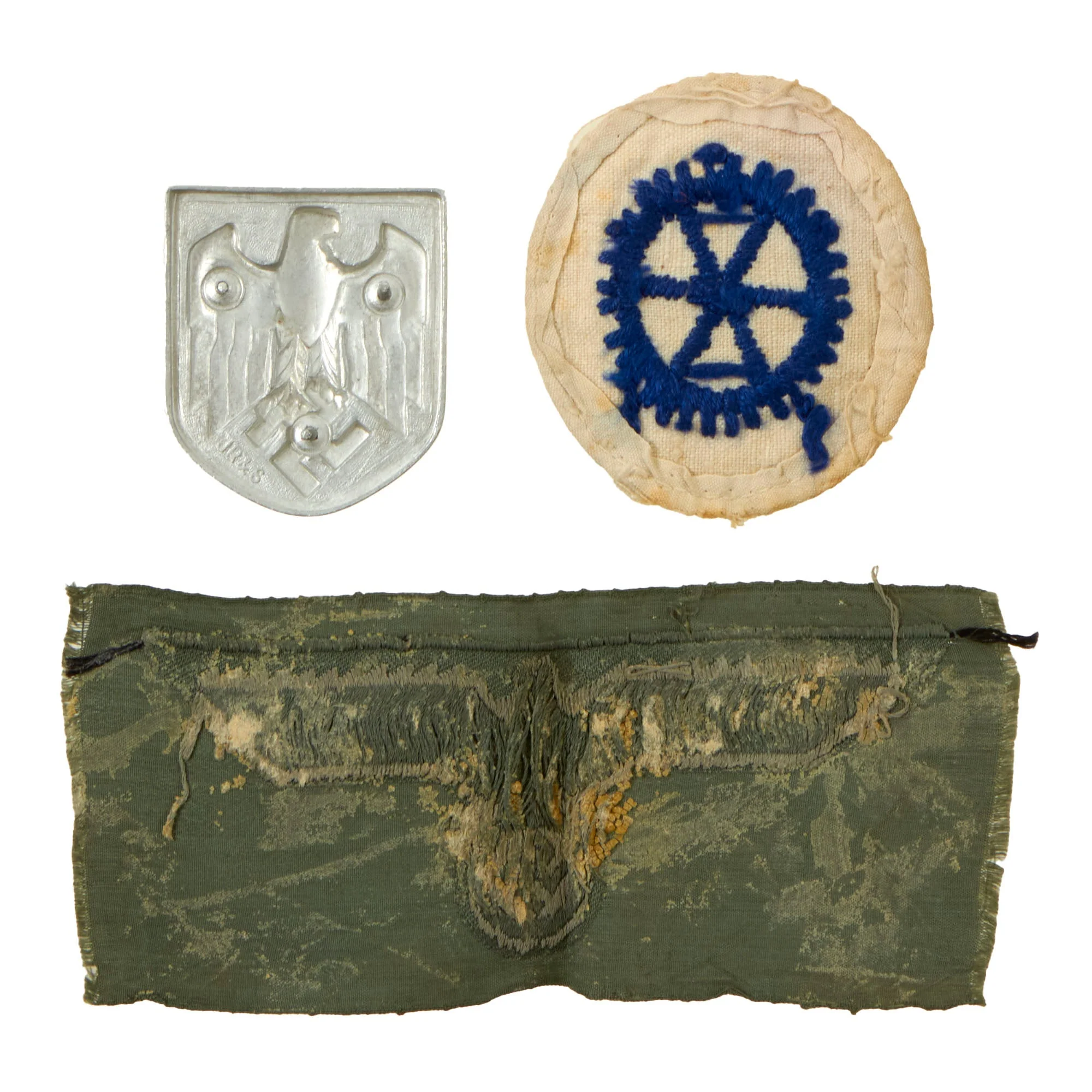 Original German WWI - WWII Medal & Insignia Grouping with 1914 EKII, Bronze Mother's Cross, and More - 10 Items - Image 5