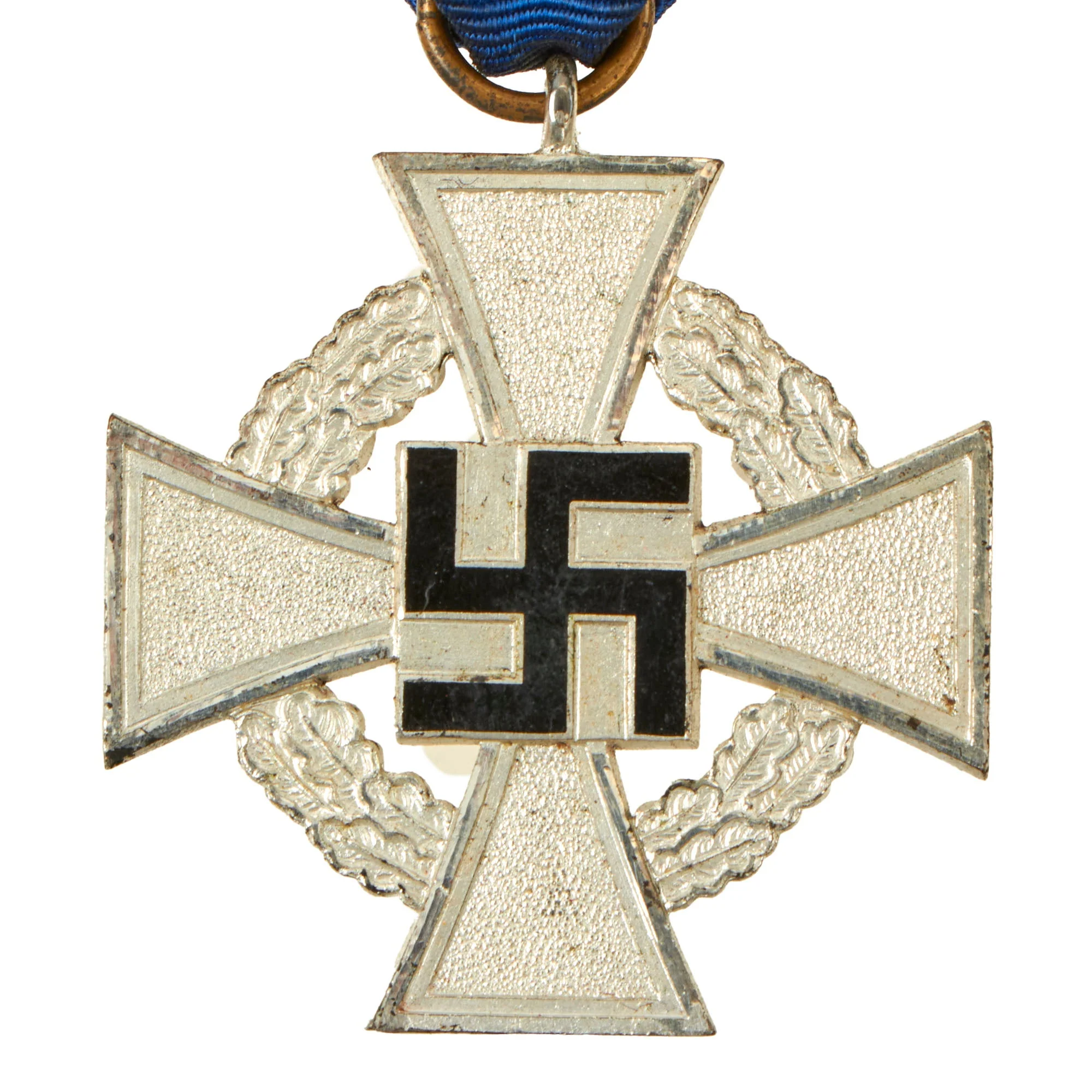 Original German WWII 2nd Class 25 Year Civil Service Faithful Service Medal in Case - Unmarked - Image 3