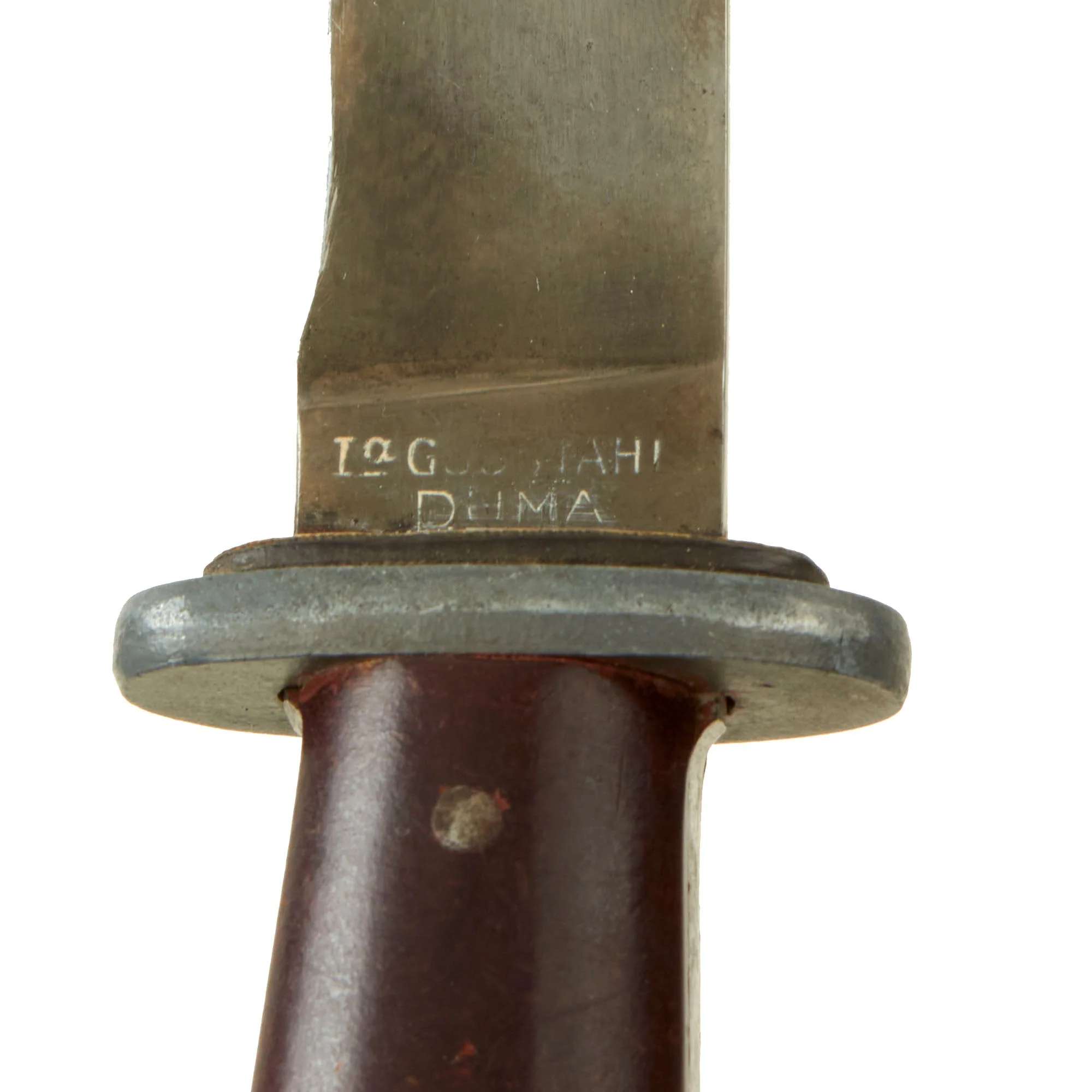 Original German WWII Bakelite Handle Trench Fighting Knife by PUMA-Werk with Scabbard - Image 5