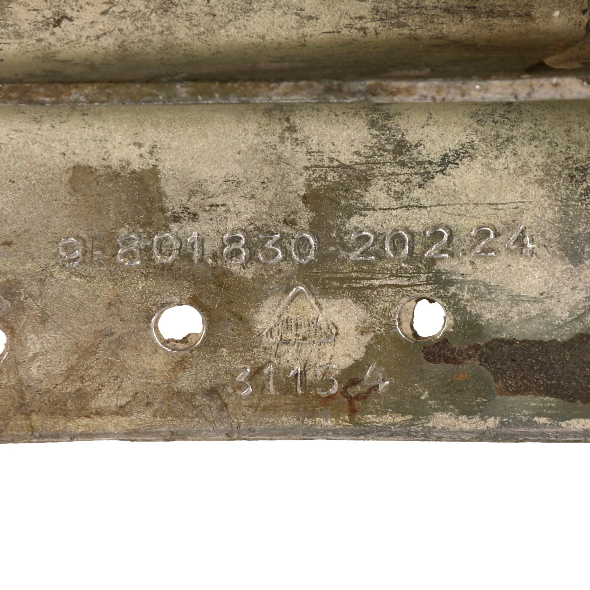 Original German WWII Collector’s Lot of Ground Dug Aircraft Pieces from Crashed Dornier Do 217, Messerschmitt, and U.S. P-47 Thunderbolt Pieces - Image 4