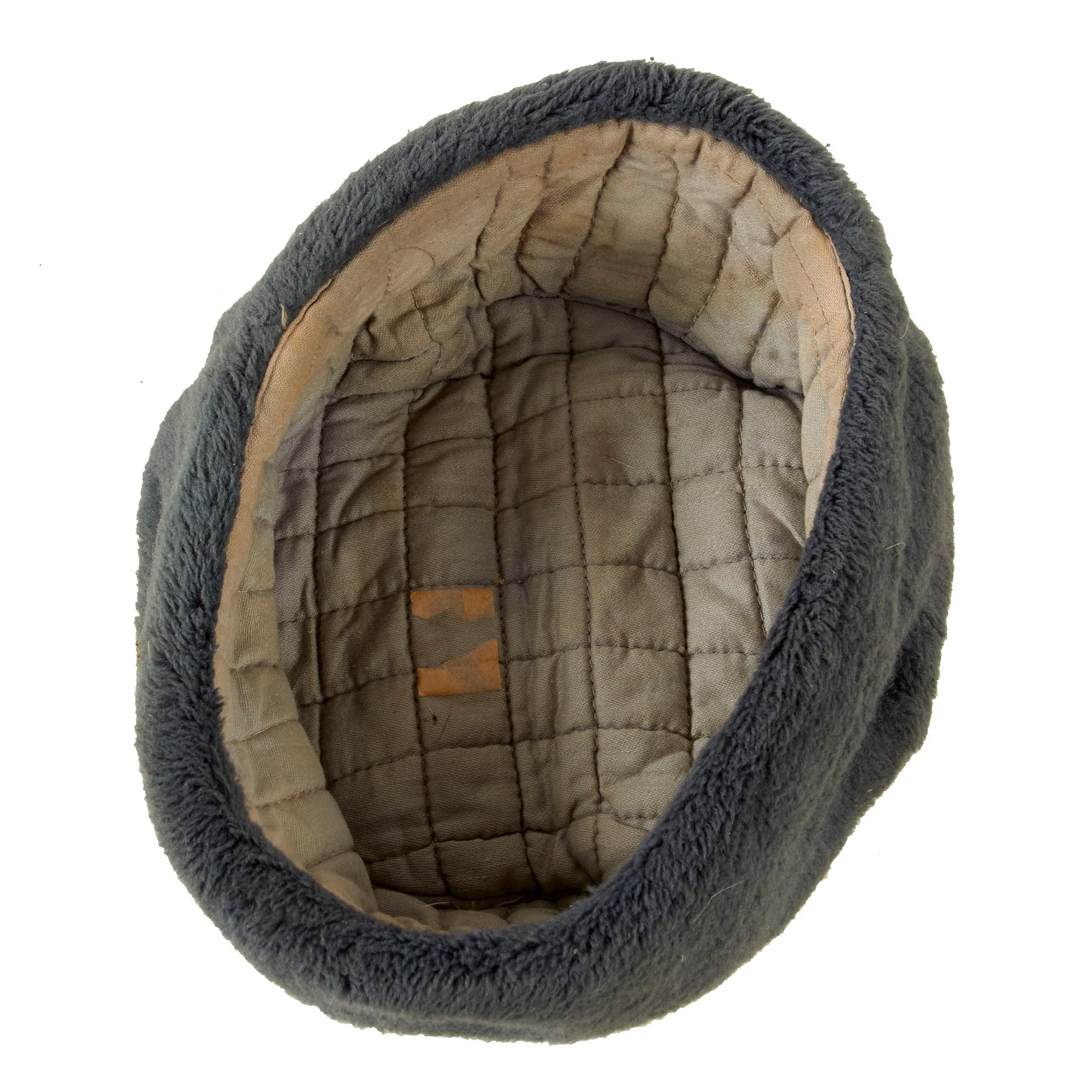 Original German WWII Eastern Front Luftwaffe Soviet Ushanka Style Insulated Winter Cap - Image 10