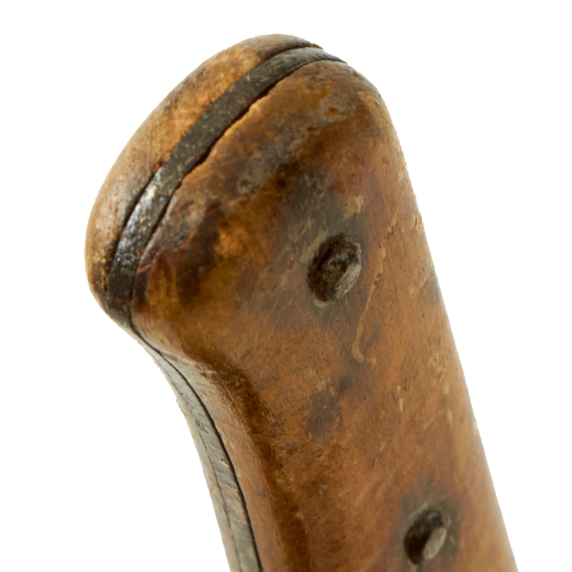 Original German WWII G.I. Captured Luftwaffe Fallschirmjäger Fighting Knife in Modified U.S. M8 Scabbard - Weimar Eagle 6 Marked - Image 11