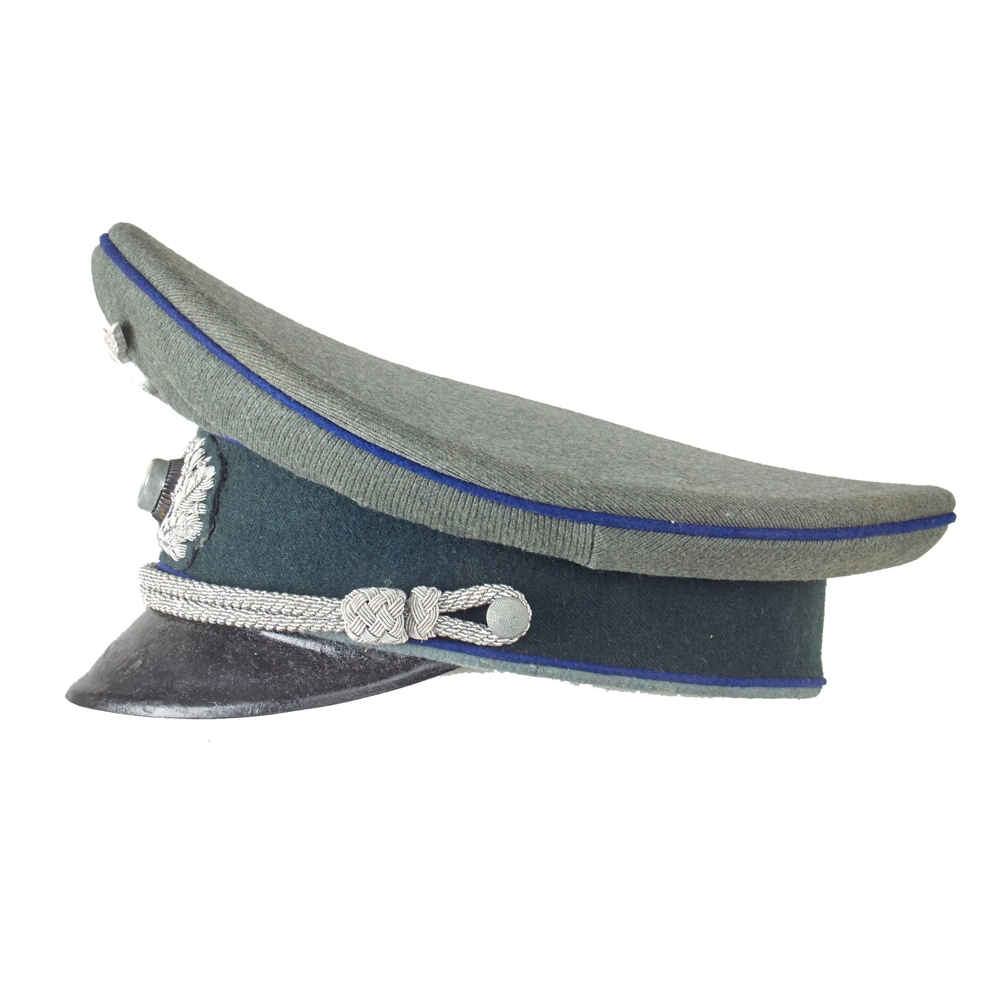Original German WWII Heer Army Medical Officer Schirmmütze Visor Crush Cap by EREL Extra - Double Marked - Image 8