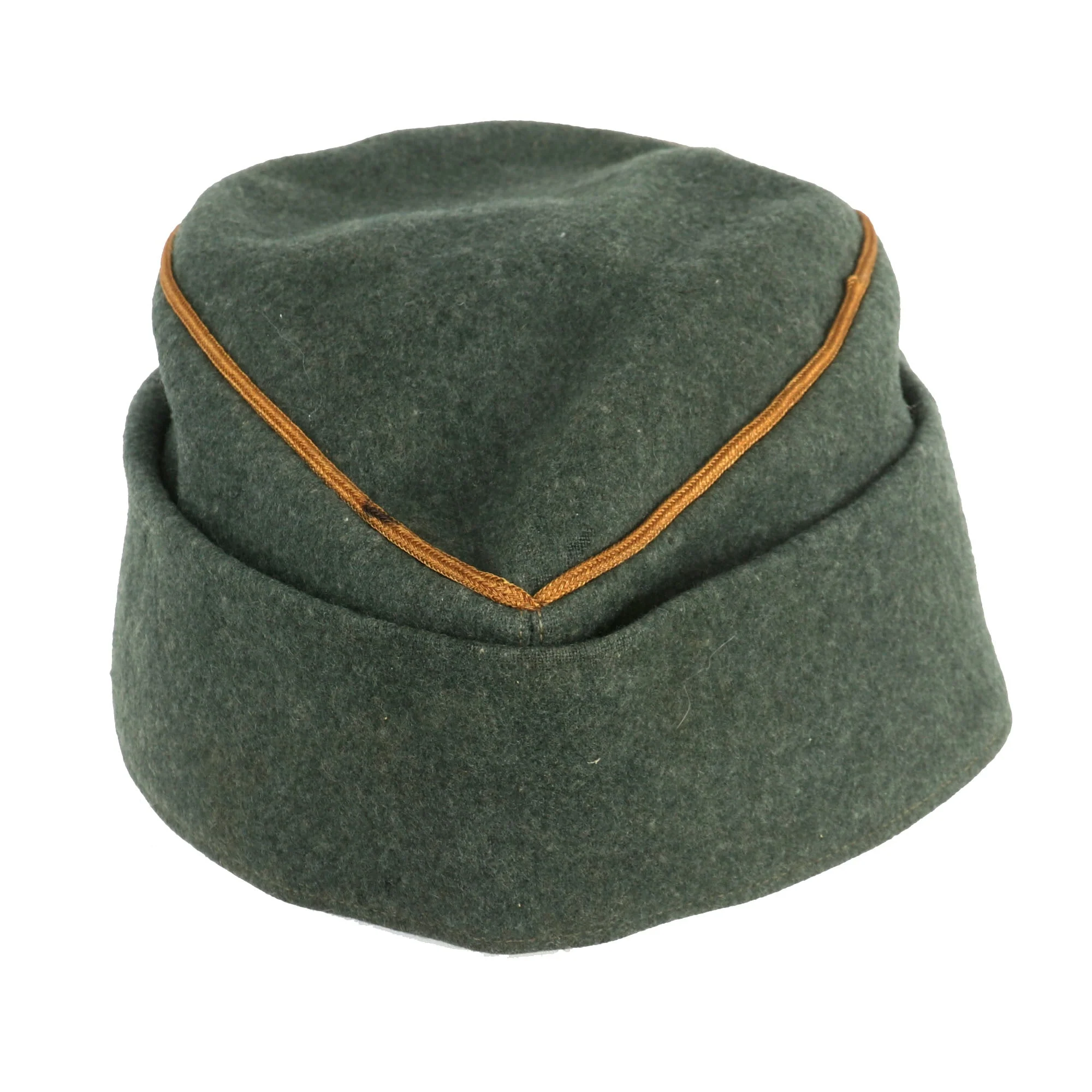 Original German WWII Kriegsmarine Coastal Artillery Officer M43 Einheitsmütze Field Cap - Image 10