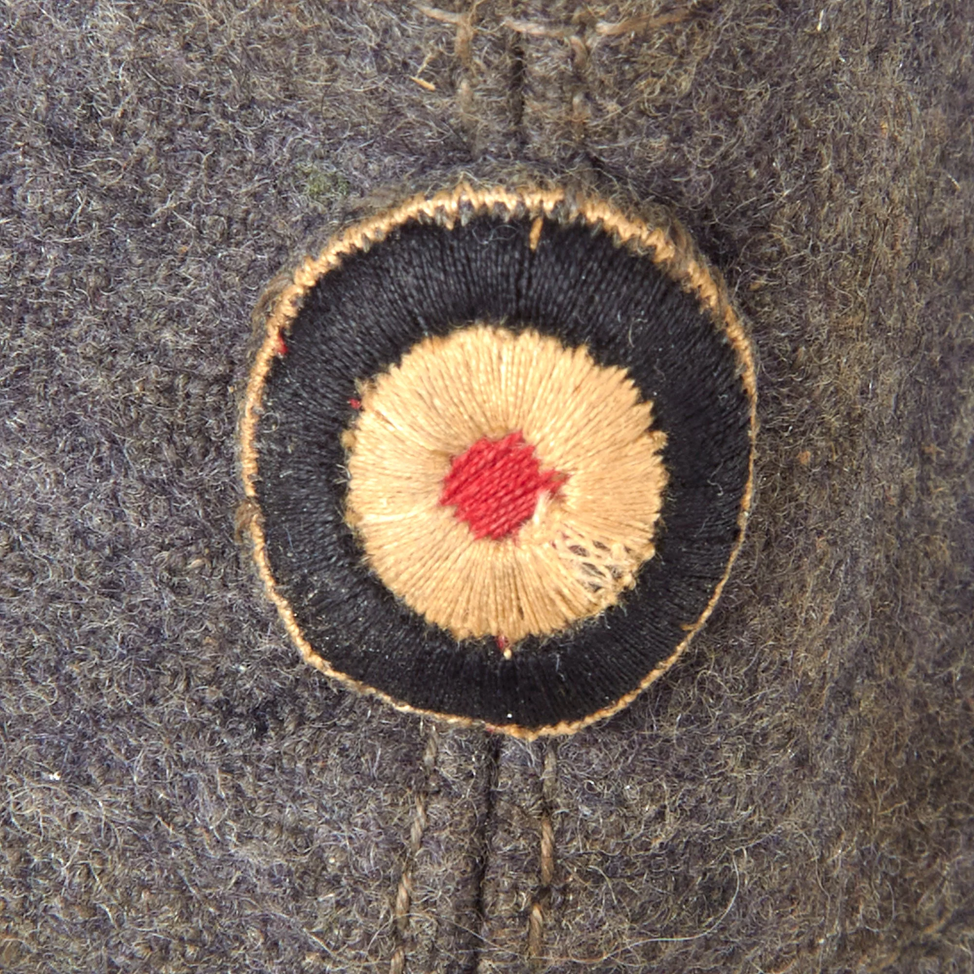 Original German WWII Luftwaffe EM-NCO Wool M38 Overseas Cap in Size 56 - Schiffchen - Image 5