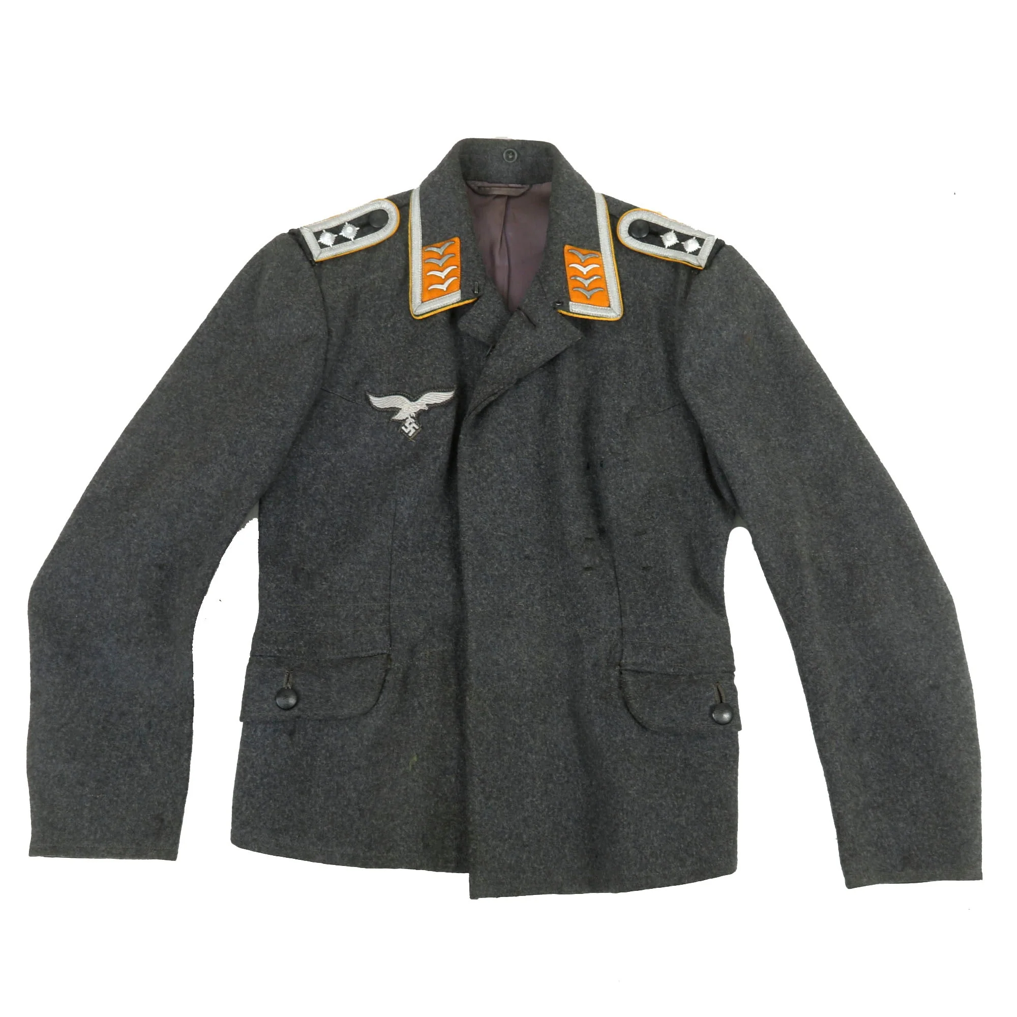 Original German WWII Luftwaffe Flight Branch Oberfeldwebel NCO Fliegerbluse Tunic with RBNr. Markings - Image 12