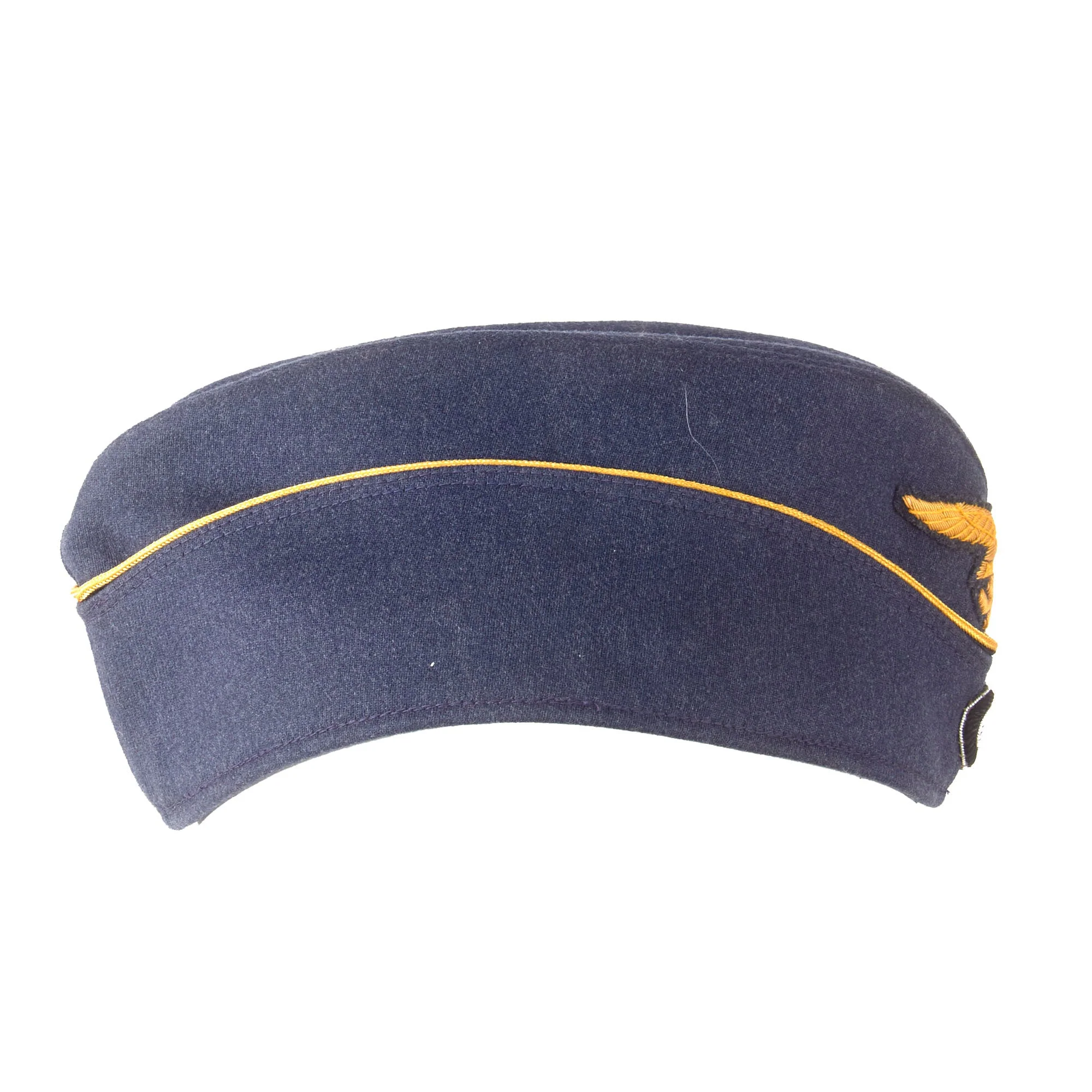 Original German WWII Luftwaffe General Ranks M38 Wool Overseas Cap - Schiffchen - Image 8