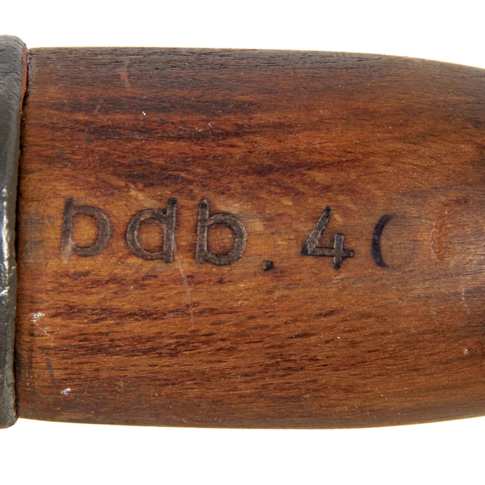 Original German WWII M24 Stick Grenade Case with Replica Nb-Hgr 39 Inert Smoke Stick Grenade - Image 5