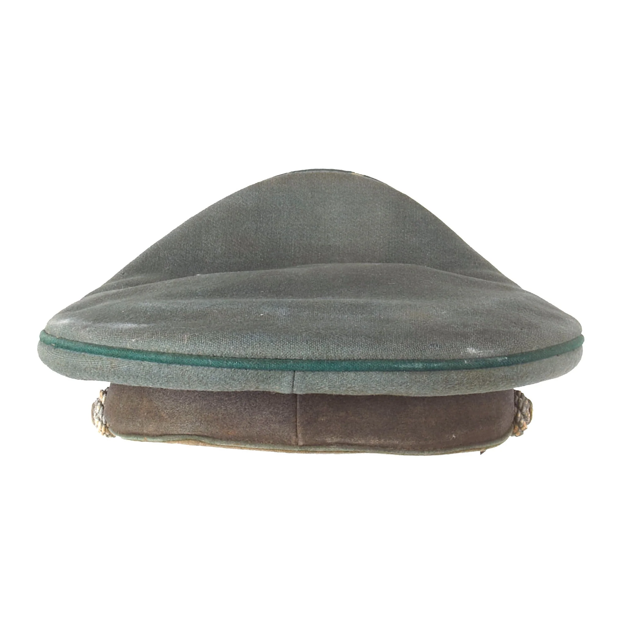 Original German WWII Military Administration Officer Schirmmütze Visor Crush Cap by EREL (Double Marked) - Image 9