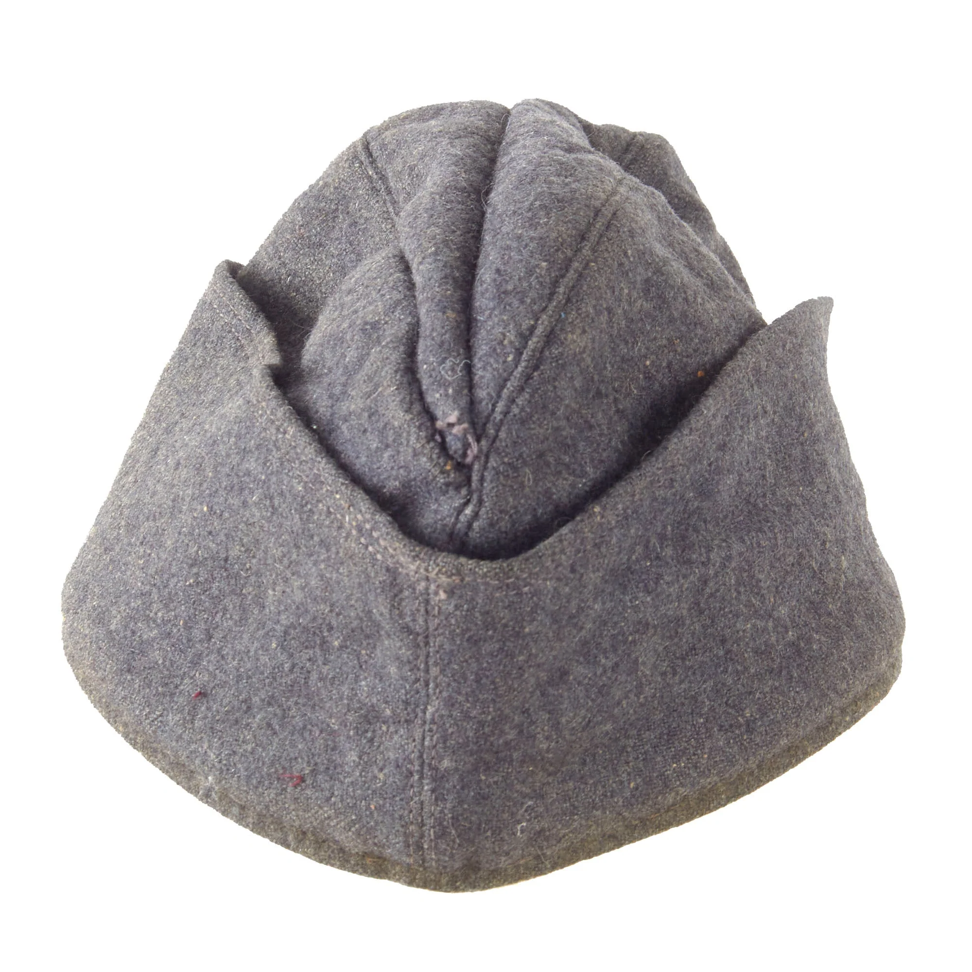 Original German WWII Named Luftwaffe EM-NCO Wool M38 Overseas Cap by Berolina in Size 55 - Schiffchen - Image 11