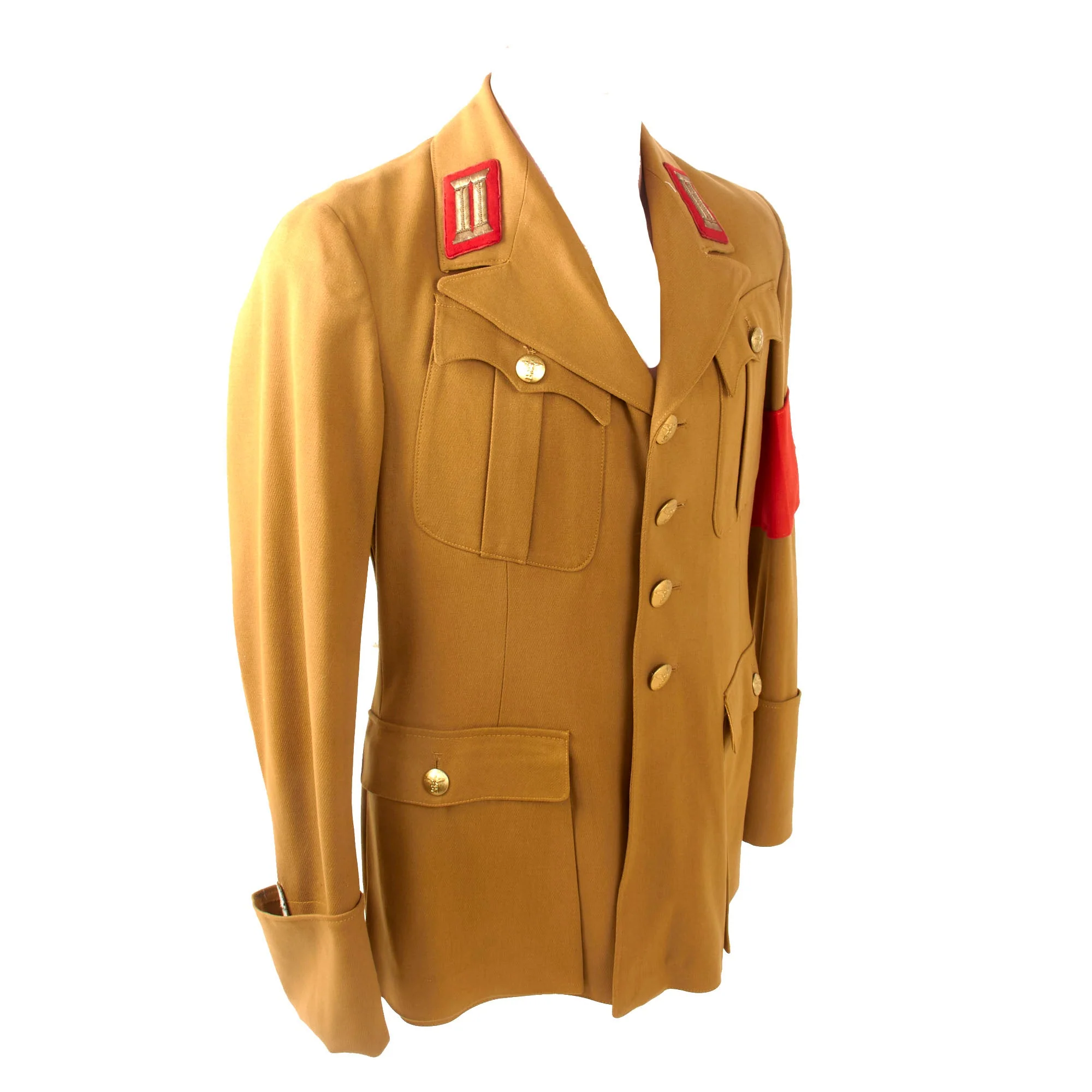 Original German WWII NSDAP Regional Office Leader Uniform Tunic with Armband and Breeches - All RZM Tagged - Gauleitung Amtsleiter - Image 3