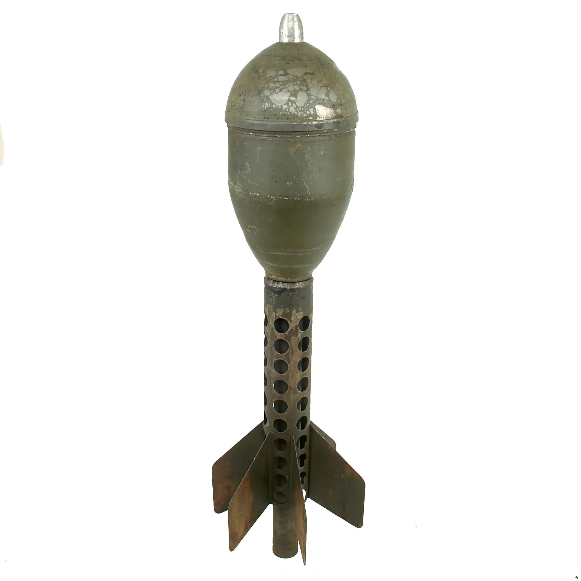 Original German WWII PAK 36 Stielgranate 41 37mm High Explosive Anti-Tank Stick Grenade - 1942 Dated Body - Image 6