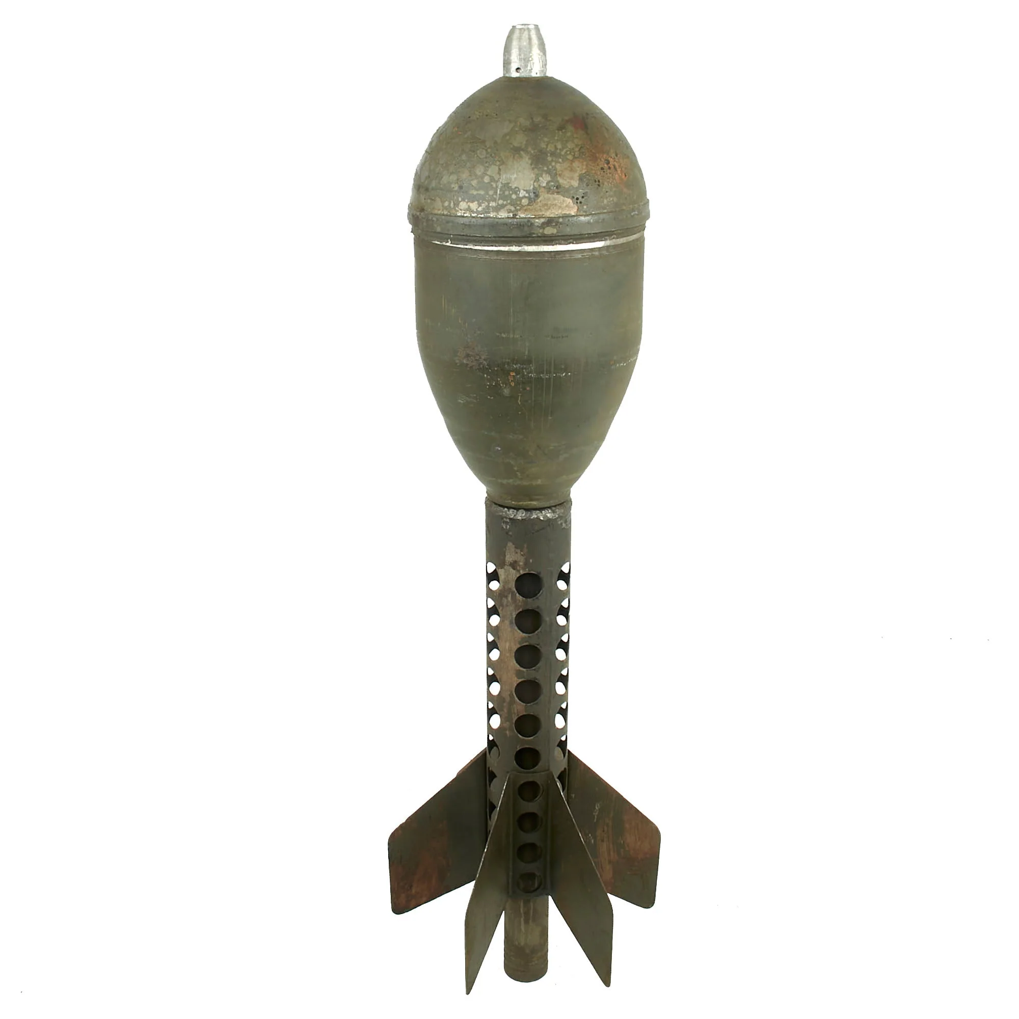 Original German WWII PAK 36 Stielgranate 41 37mm High Explosive Anti-Tank Stick Grenade - 1942 Dated Body - Image 7