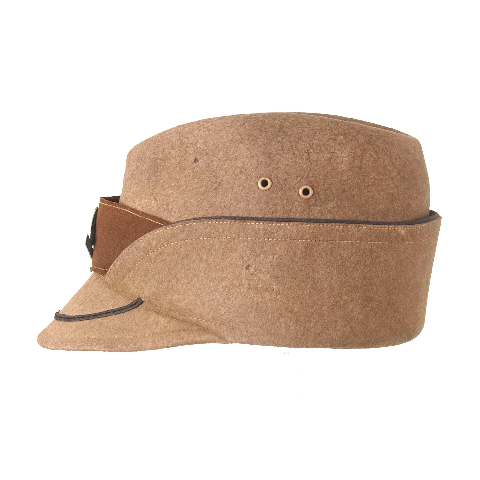 Original German WWII RAD National Labor Service EM/NCO "Robin Hood" Cap - Missing Sweatband - Image 5