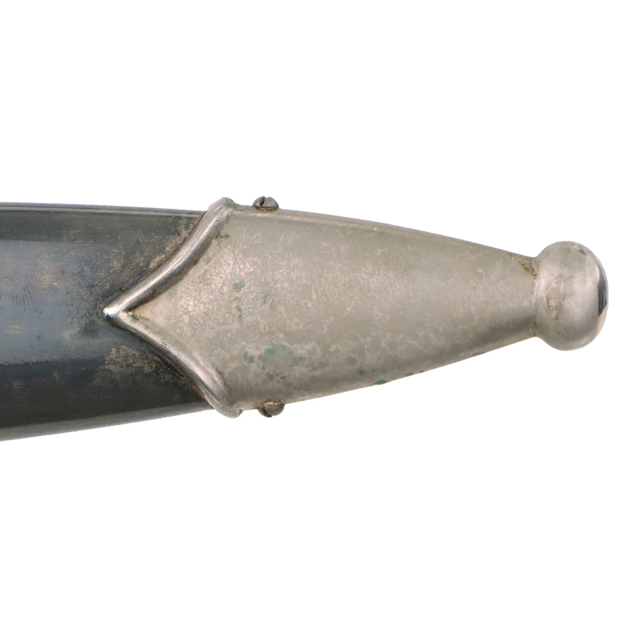 Original German WWII Rare Model 1936 Officer's Chained SS Dagger with Type I Chain & Scabbard - Image 16