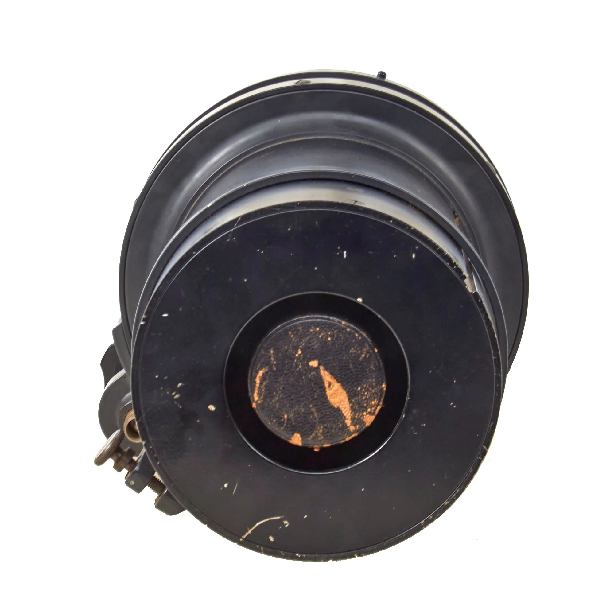Original German WWII U.S.-Captured Luftwaffe Aerial Coverage Regulator Camera Grid Lens in Original Transit Case with Key and U.S.G.I. Bringback Papers - Image 13