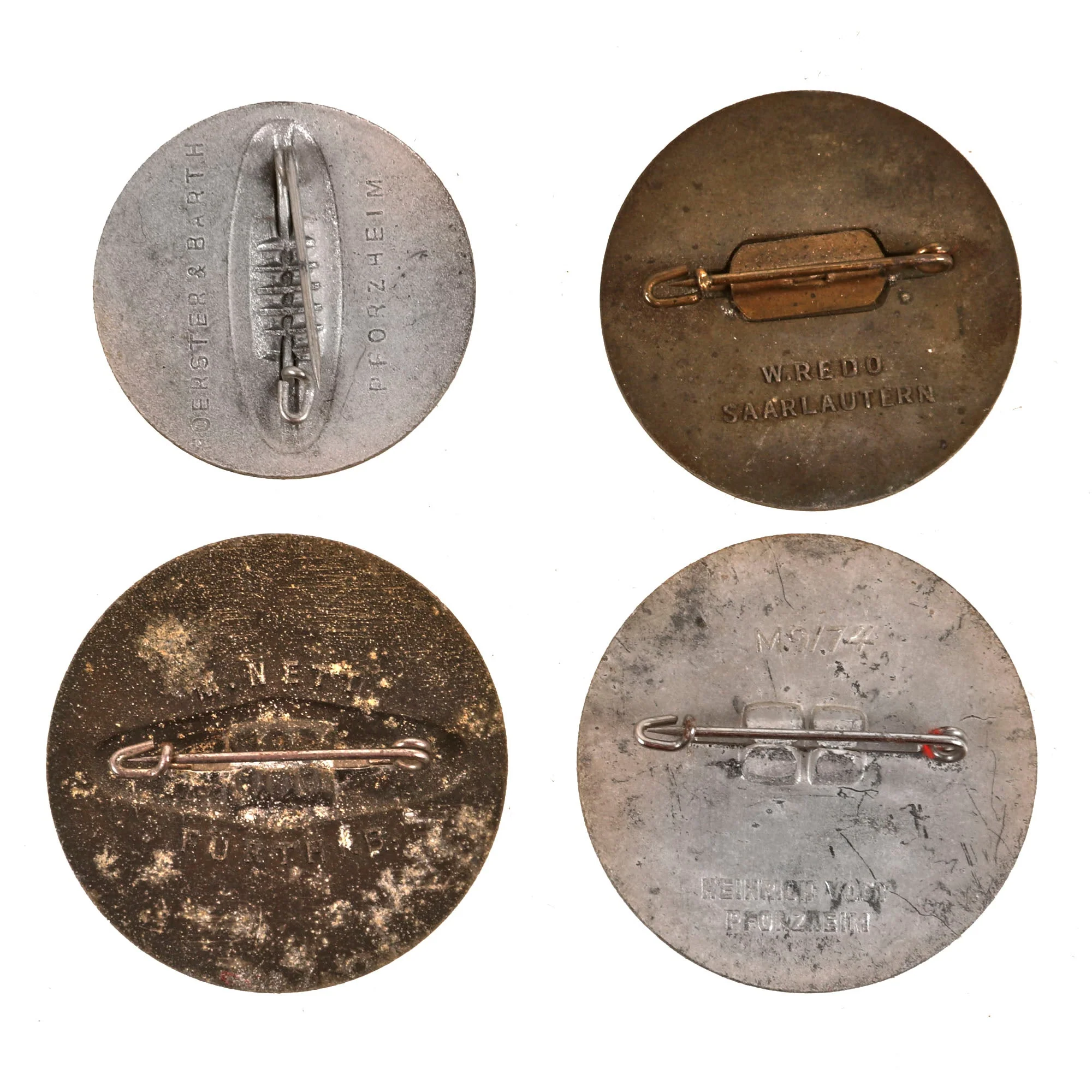 Original German WWII USGI Bring Back Large Tinnie Event Badge Grouping - 14 Items - Image 3