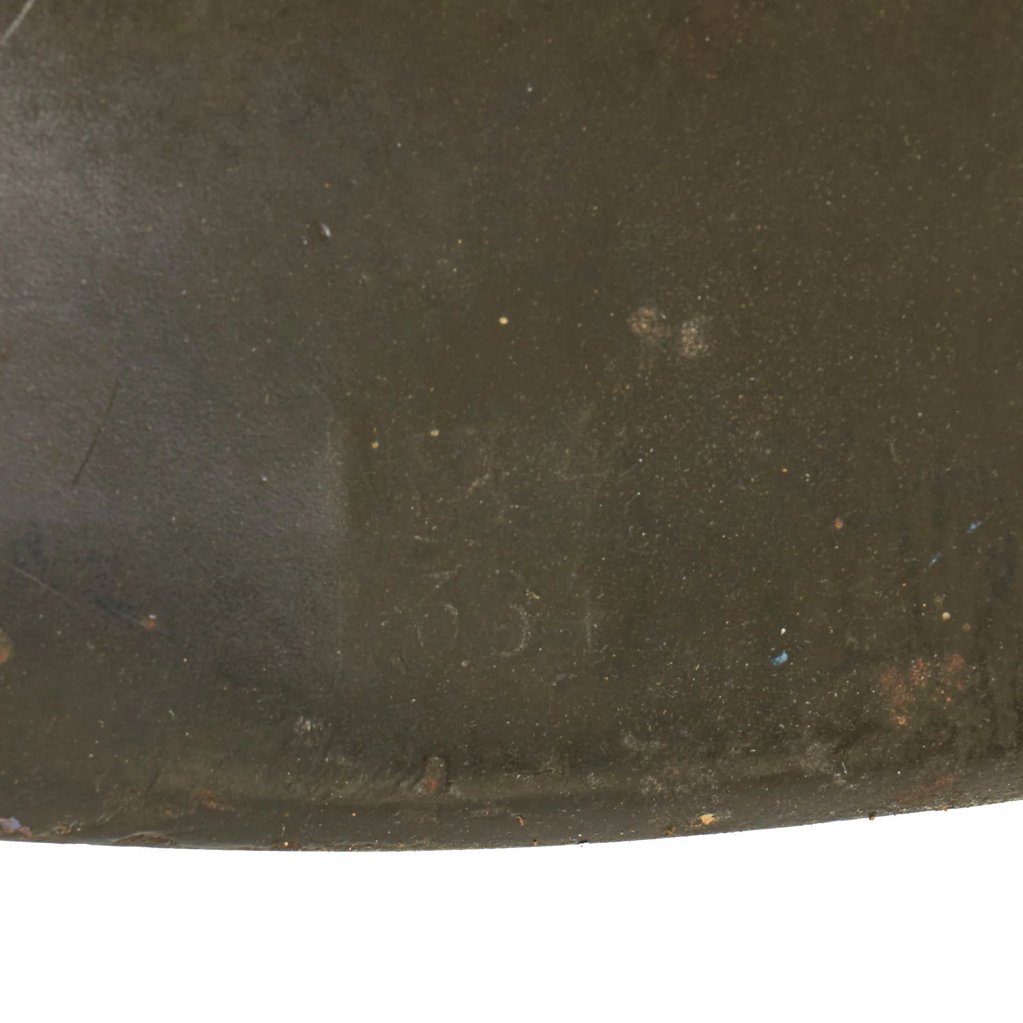 Original German WWII USGI Decorated 176th General Hospital M42 Army Heer Helmet with Inscribed Relic Liner - Stamped NS64 - Image 6