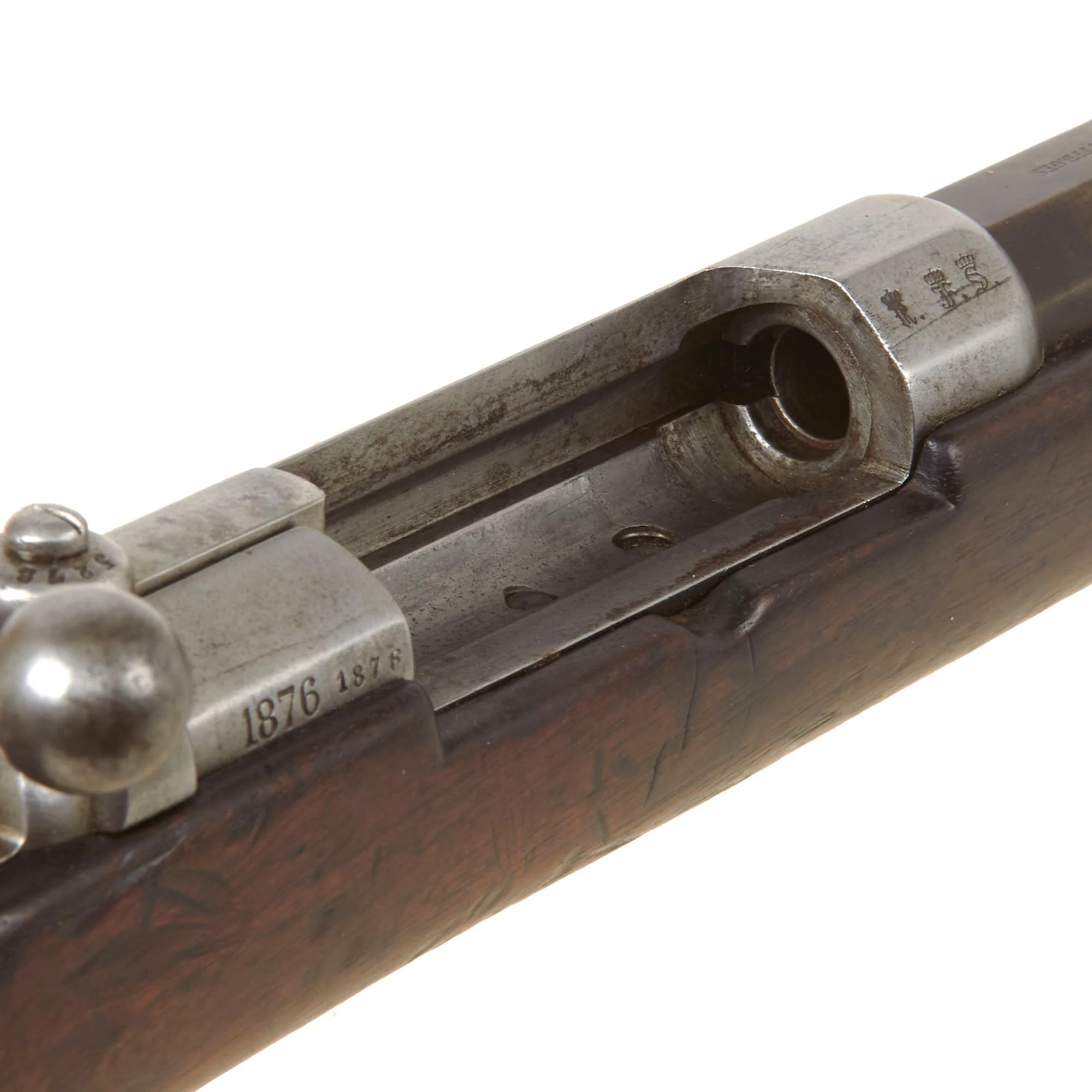 Original Imperial German Mauser Model K.1871 Carbine by ŒWG Steyr Dated 1876 with Dragoon Regiment Marking - Serial 5278 E - Image 25