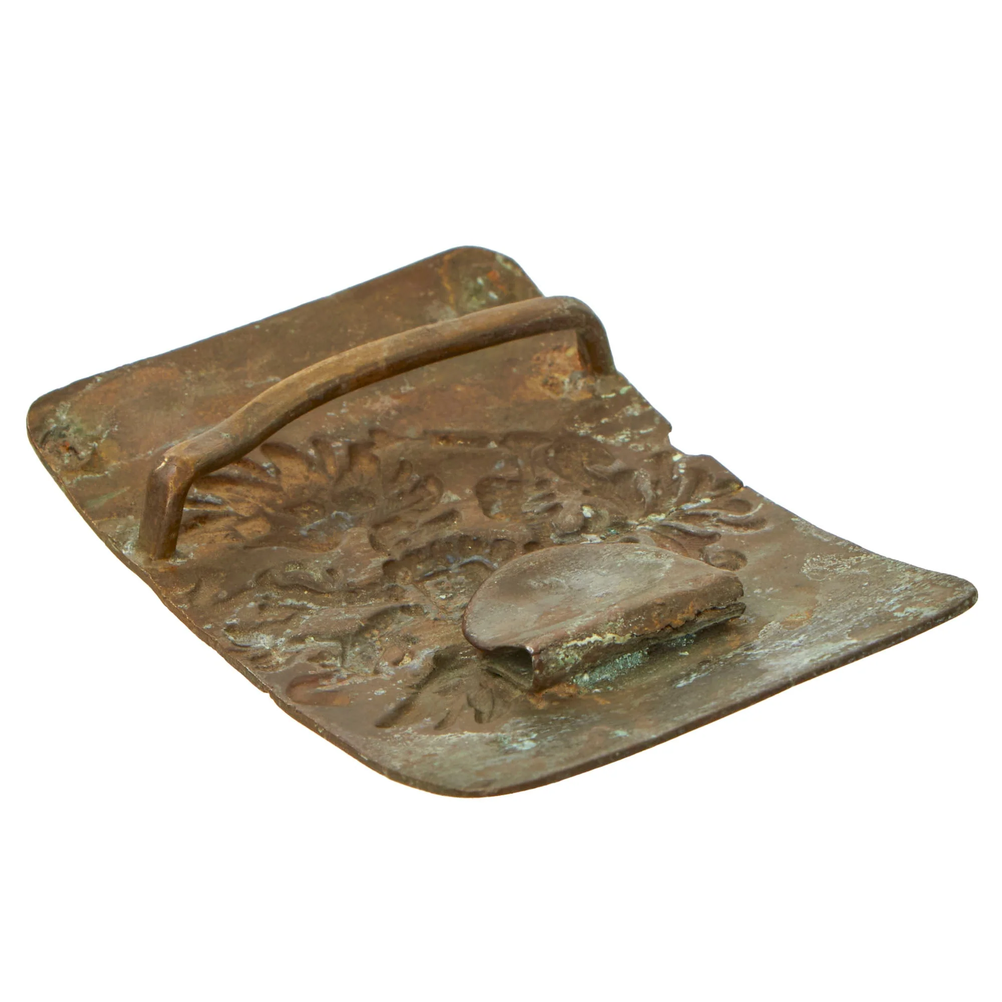 Original Imperial Russian WWI Pattern 1907 Imperial Army Infantry Double Headed Eagle Brass Belt Buckle - Image 4