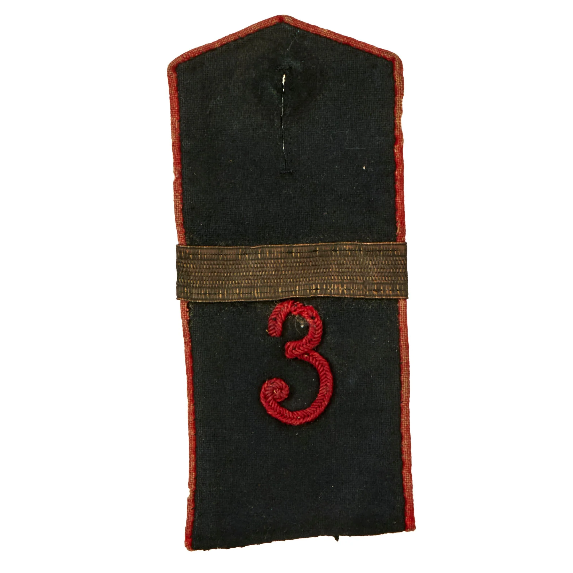Original Imperial Russian WWI Scarce 3rd Artillery Shoulder Board & Belt Buckle - Image 3