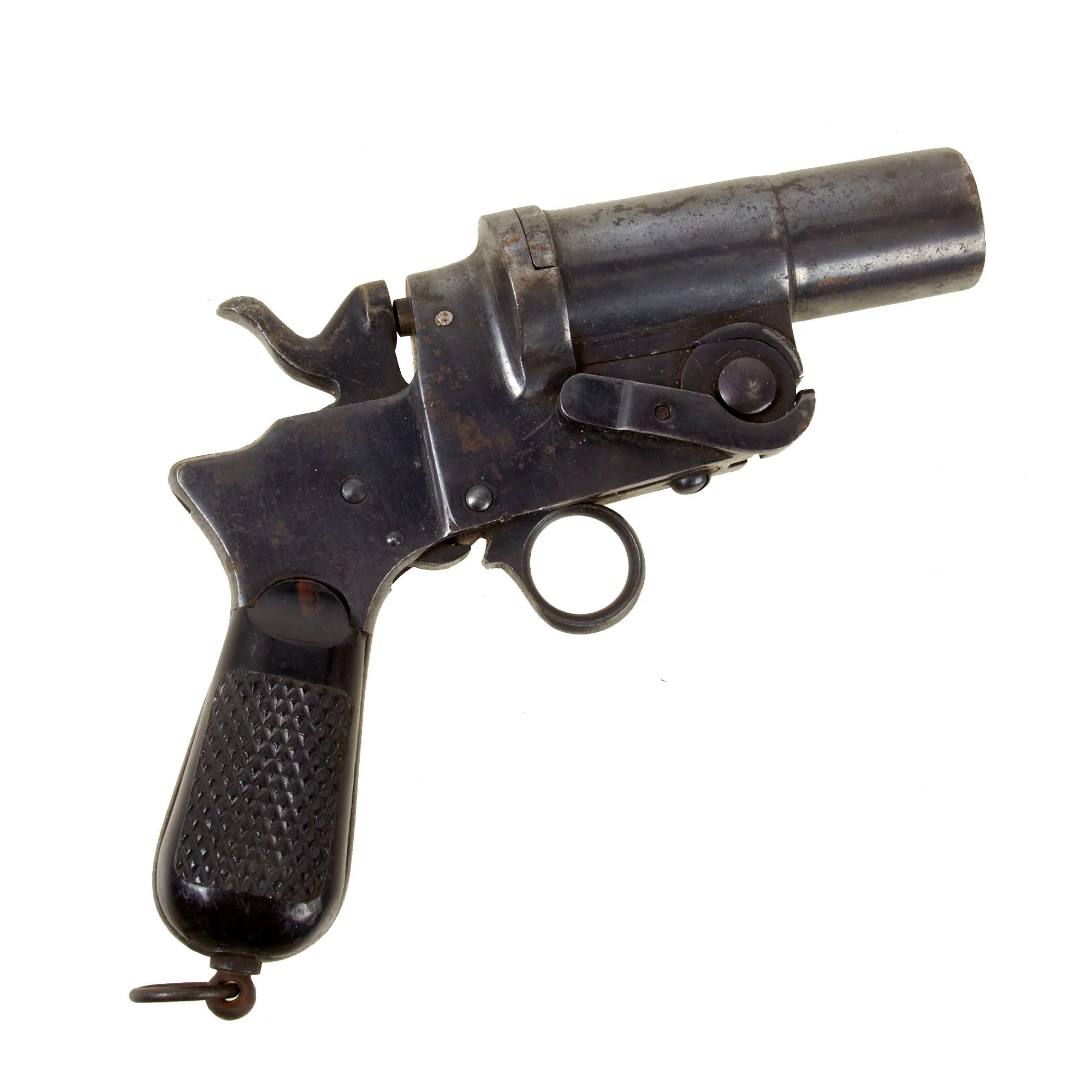 Original Italian WWII Model 1900 Flare Gun Dated 1943 by SAMT Torino - Image 3