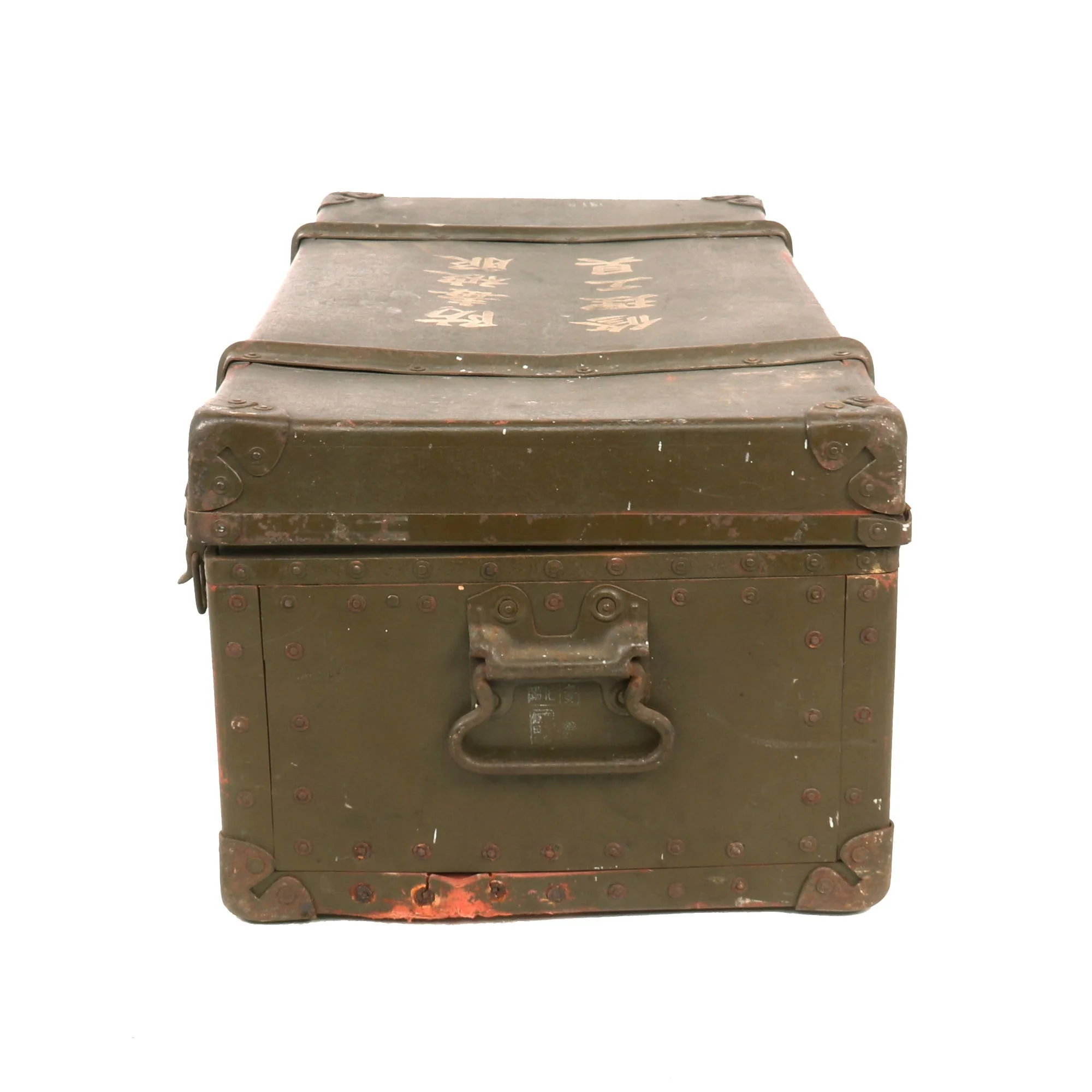 Original Japanese WWII Gas-Proof Clothing Repair Tool Trunk - Image 6