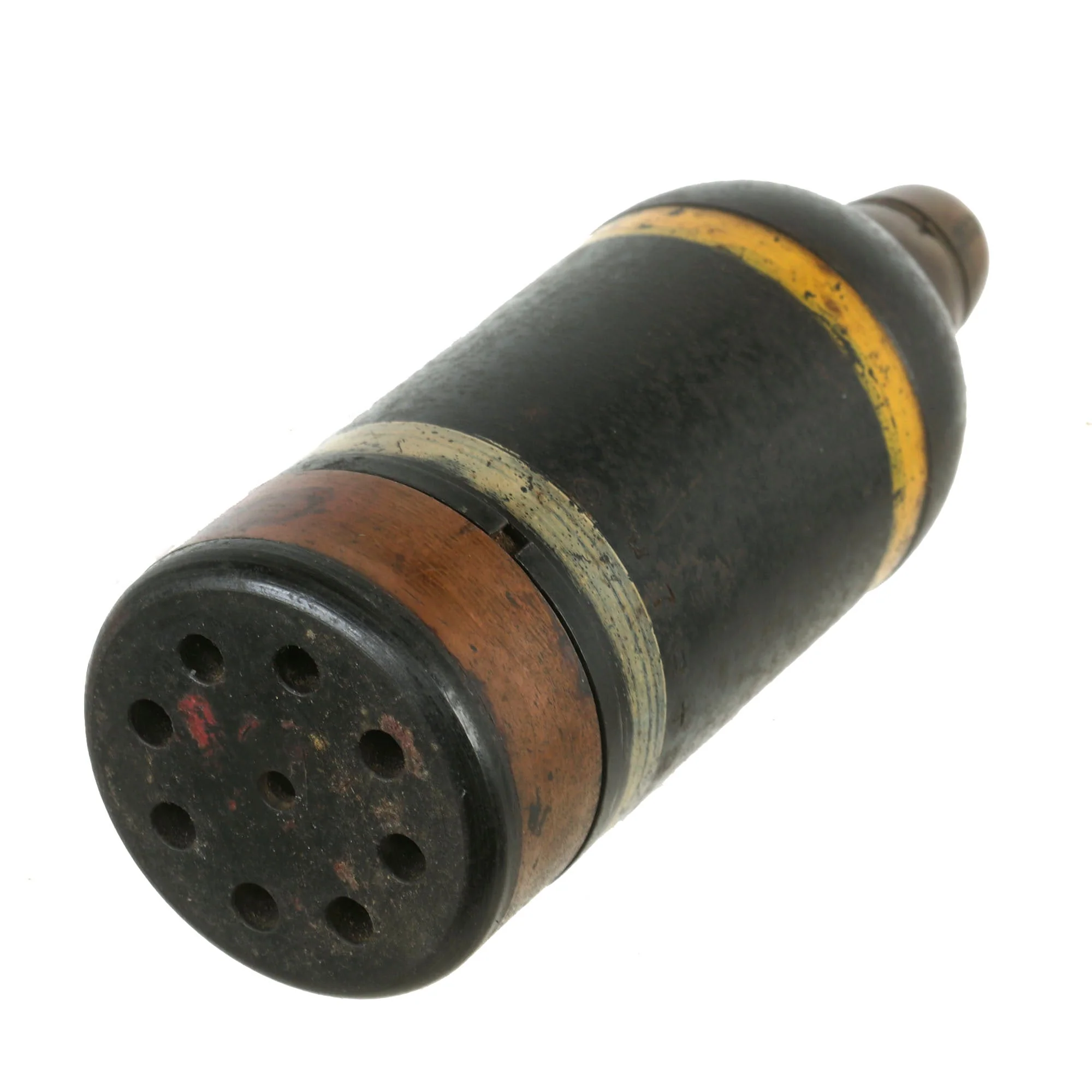 Original Japanese WWII Type 89 Knee Mortar 50mm Grenade Discharger Inert Round - Dated 1942 - Image 6
