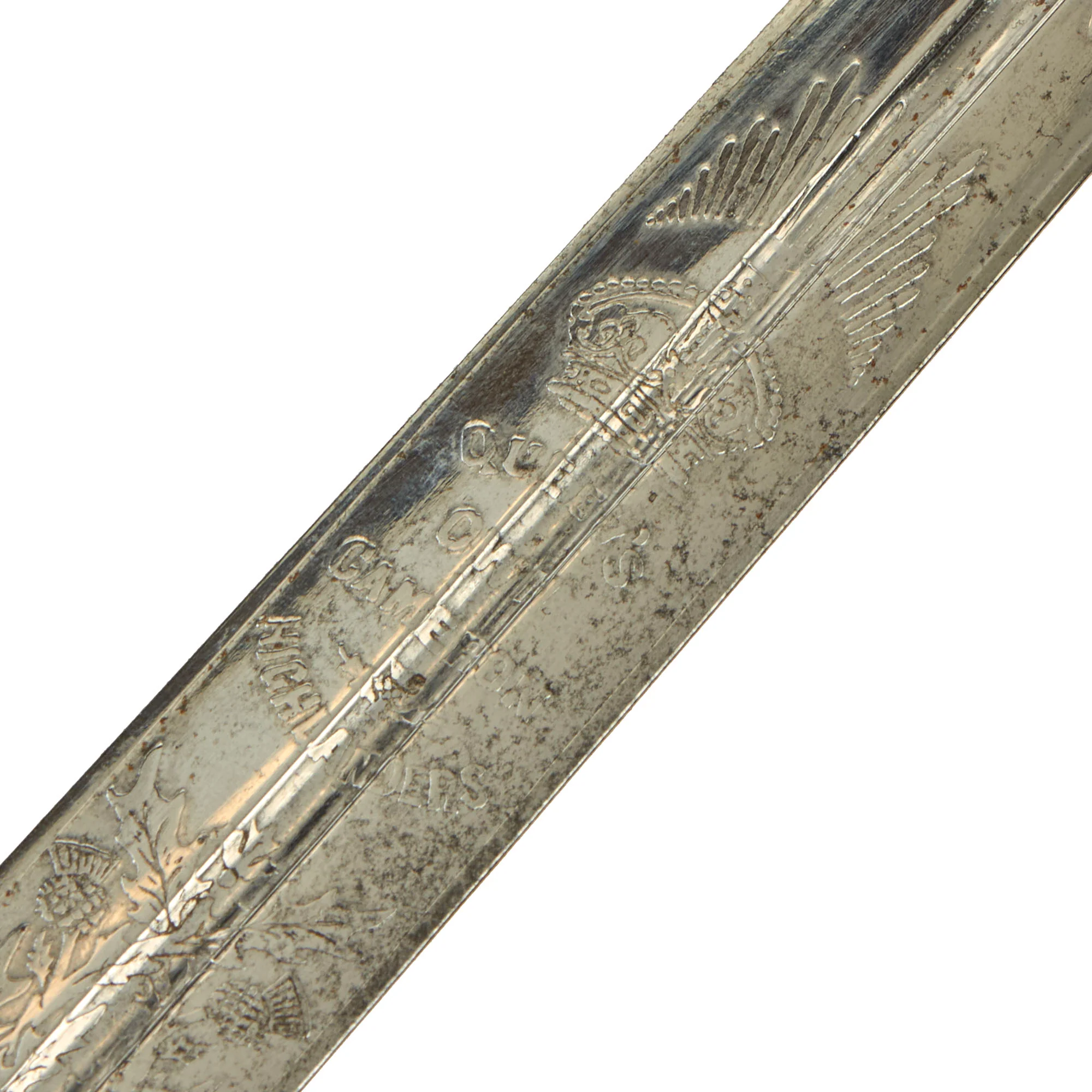 Original Scottish Pre-WWI Cameron Highlander P1828 Claymore Basket-Hilted Broadsword of Captain Duncan Gordon Davidson with Research & Wilkinson Letter - Severely Wounded at Dickebush in 1915 - Image 19