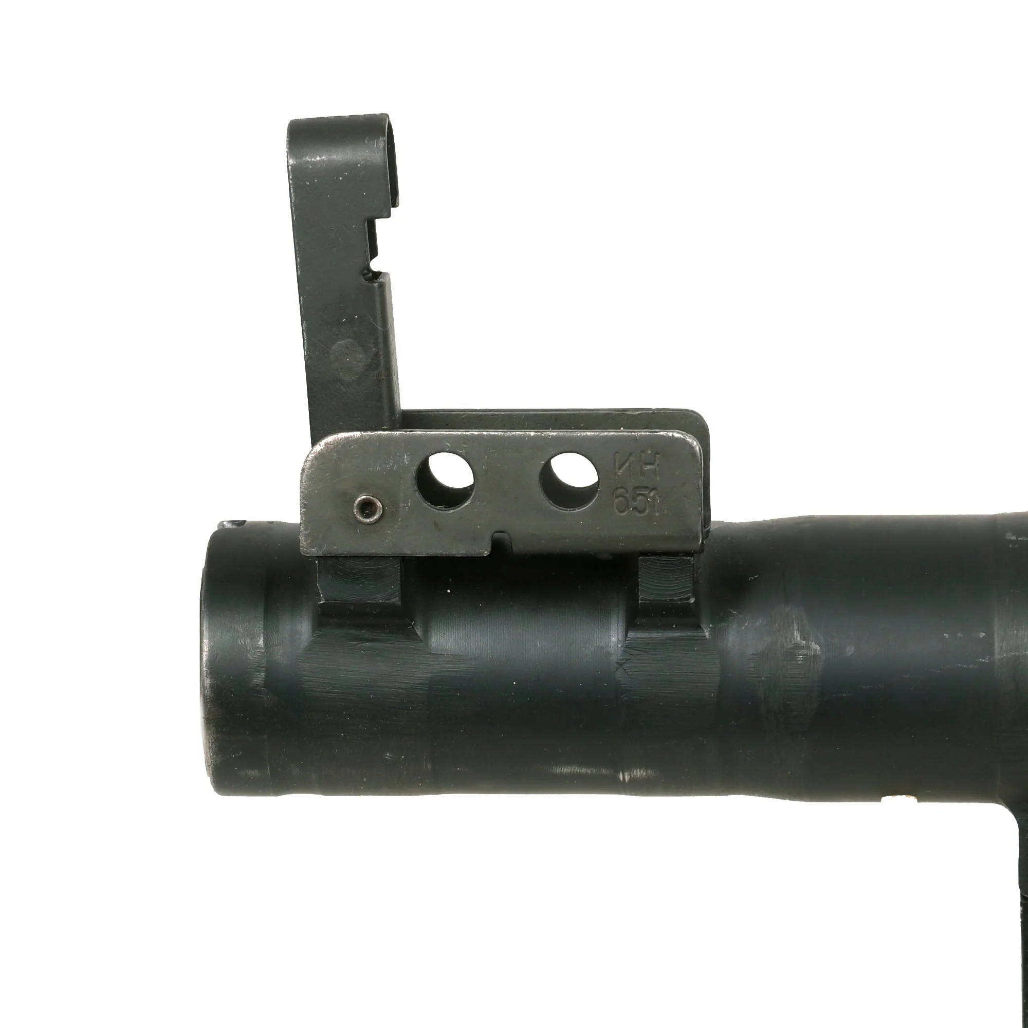 Original Soviet Bulgarian Cold War 1971 Dated RPG-7 Rocket Propelled Grenade Inert Launcher RPG with Iraqi Type ON-M80 Optical Sight & Inert Chinese Type 69 Rocket Round - Image 20