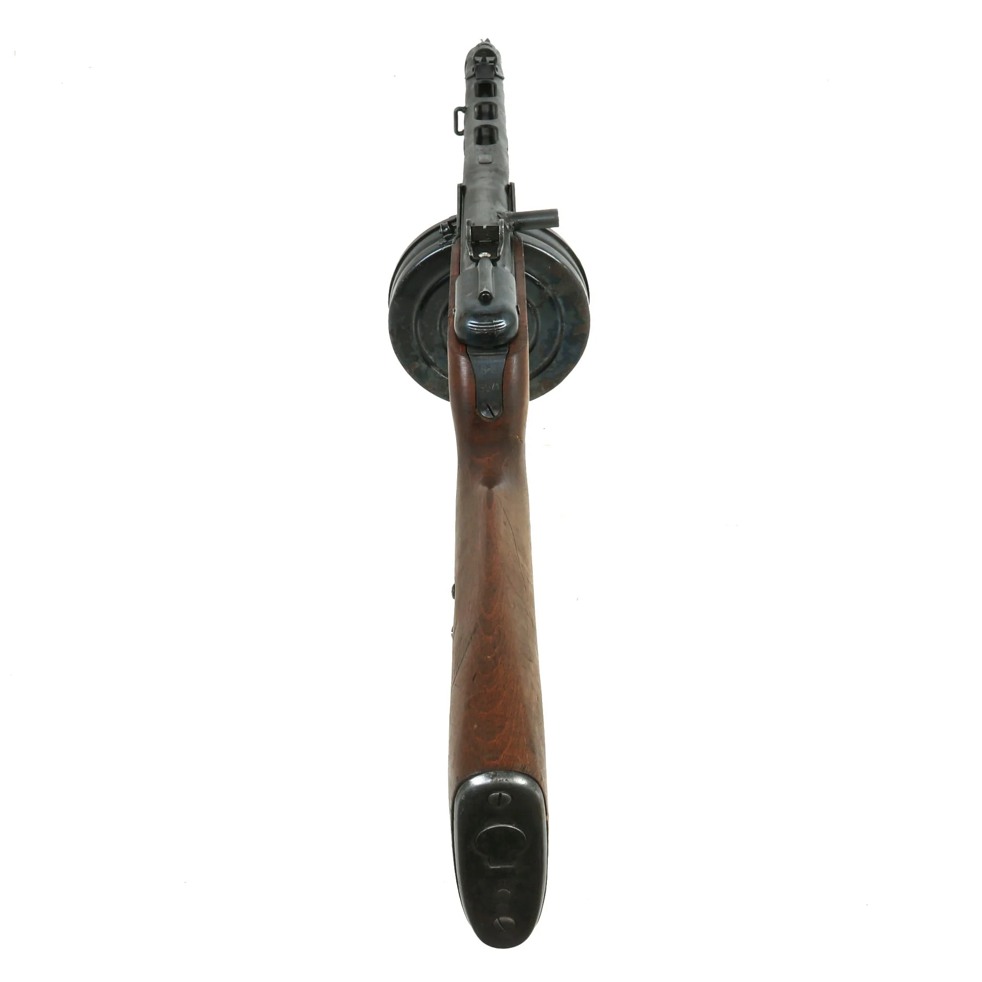 Original Soviet Cold War 1952 Dated PPSh-41 Display Machine Pistol Serial BB 5971 with Internals, Drum Magazine & Tool - Image 16
