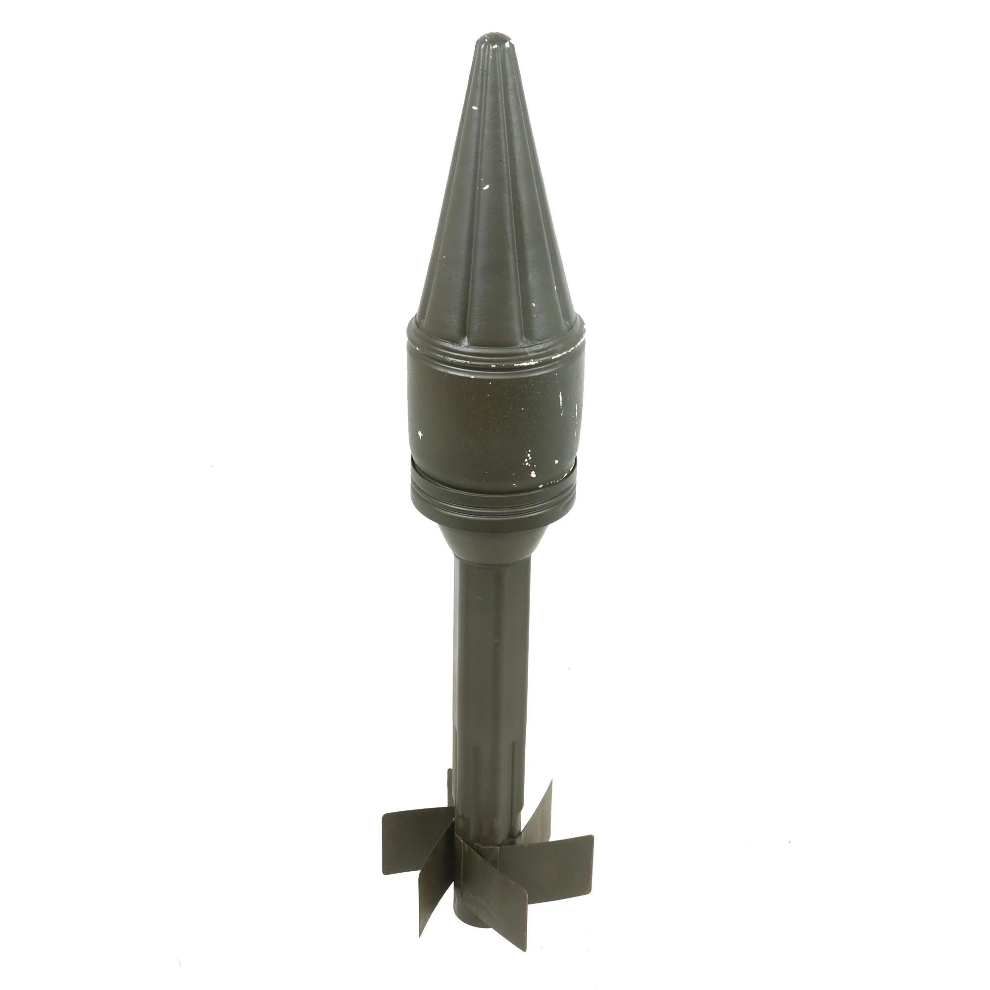 Original Soviet Cold War Inert RPG-2 Rocket Propelled Grenade Launcher Serial D1862 by Kovrov Mechanical Plant with Display Rocket - Image 4