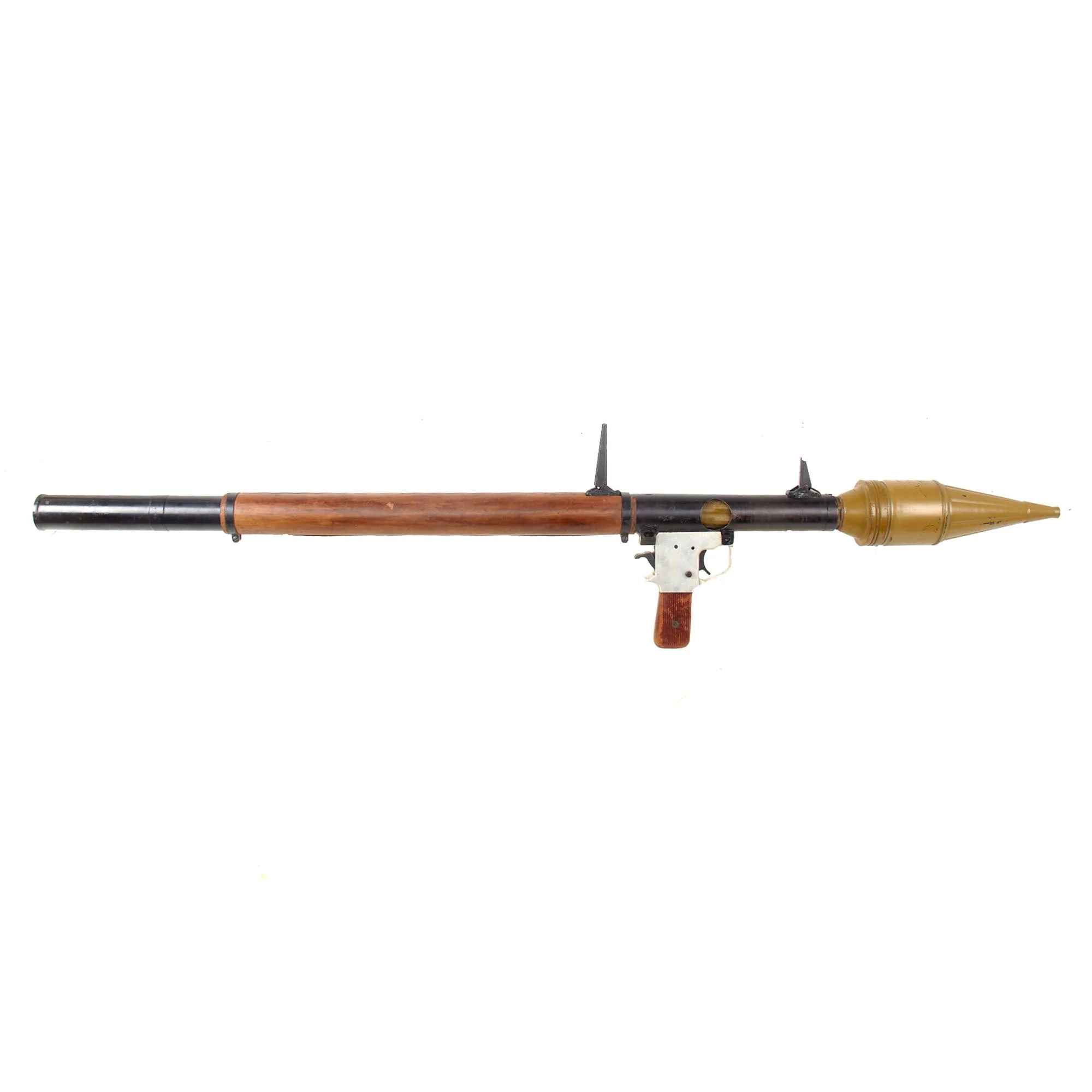Original Soviet Cold War Inert RPG-2 Rocket Propelled Grenade Launcher Serial H560 by Kovrov Mechanical Plant with Rubber U.S. EOD Training Rocket - Image 3