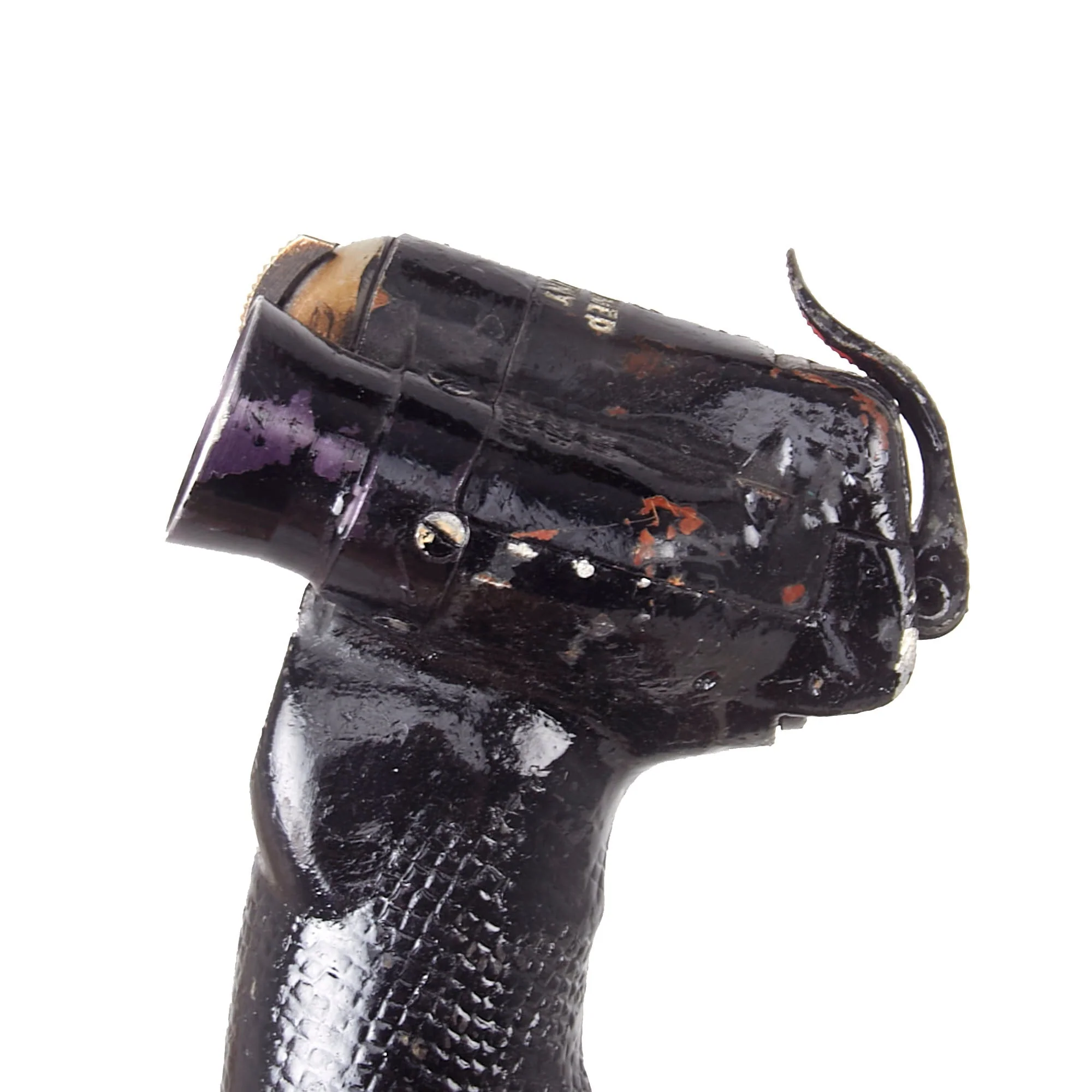 Original Soviet Cold War Mikoyan-Gurevich MiG-21 Supersonic Jet Fighter Control Stick Assembly with Wiring - Image 7