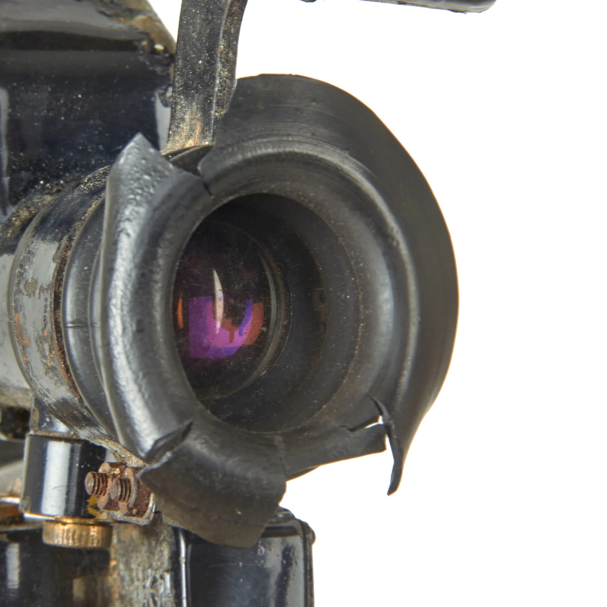 Original Soviet Russian Cold War RPG-7 PGO-7V Scope with Retained Eyecup & Carry Case - Dated 1966 - Image 7
