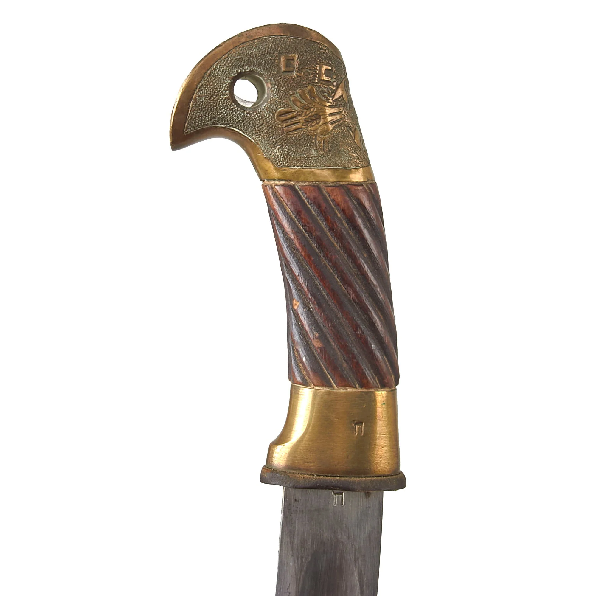 Original Soviet WWII Cossack Shashka Saber by НМЗ with Scabbard - Dated 1945 & Marked CCCP - Image 9