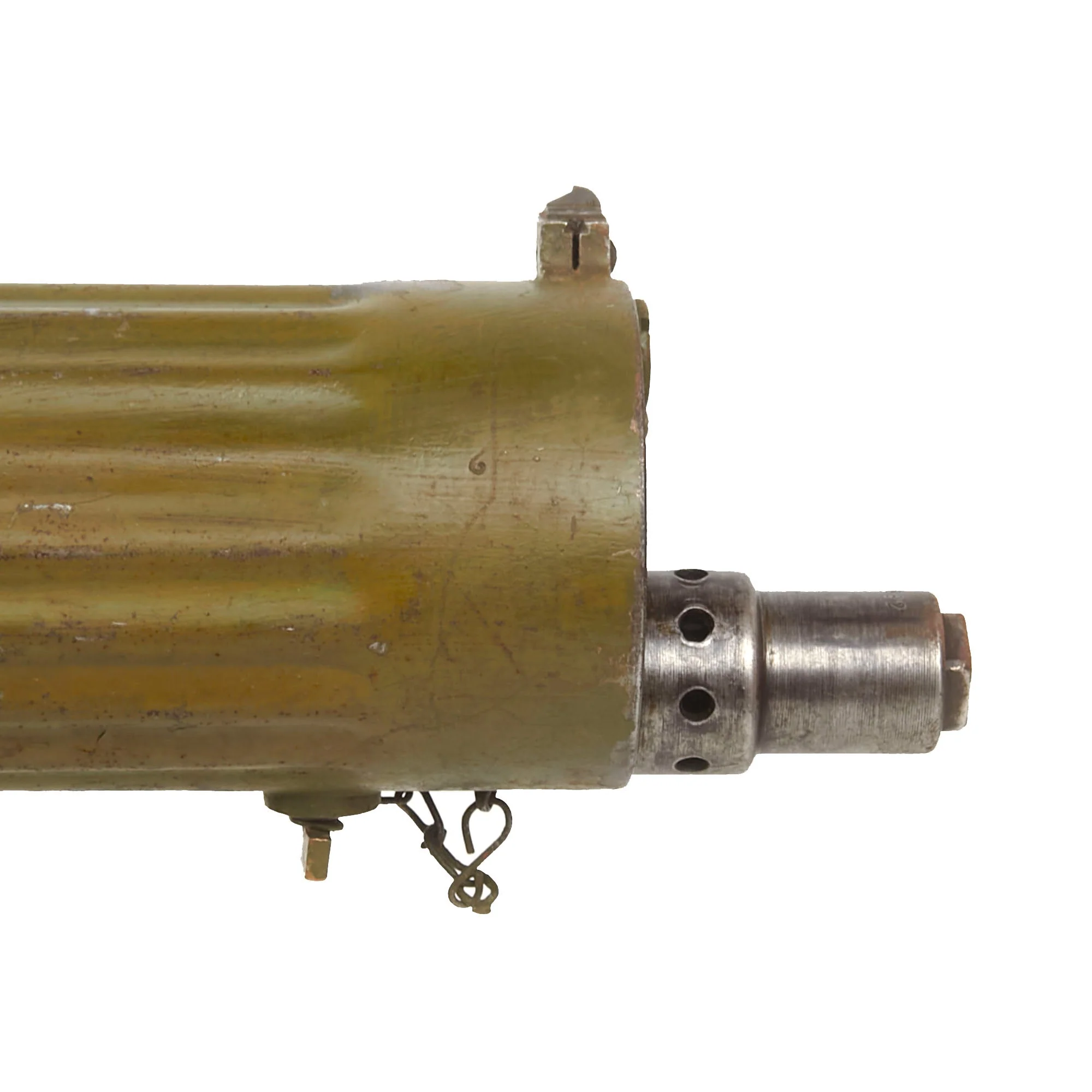 Original Soviet WWII Finnish Captured Maxim M1910 Fluted Display Machine Gun with Sokolov Mount - Image 26
