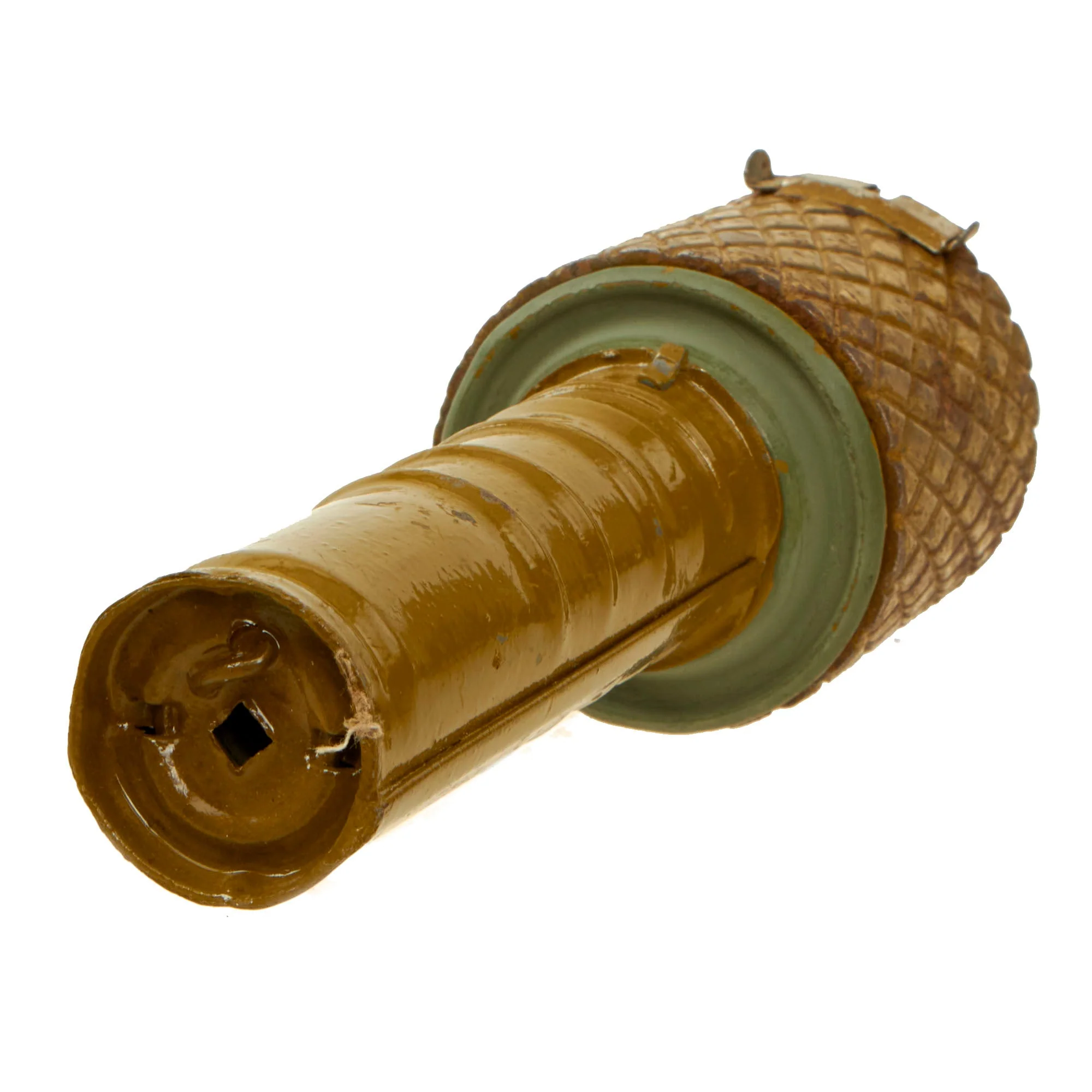 Original Soviet WWII RGD-33 Inert Stick Grenade with Fragmentation Sleeve - Maker Marked - Image 8